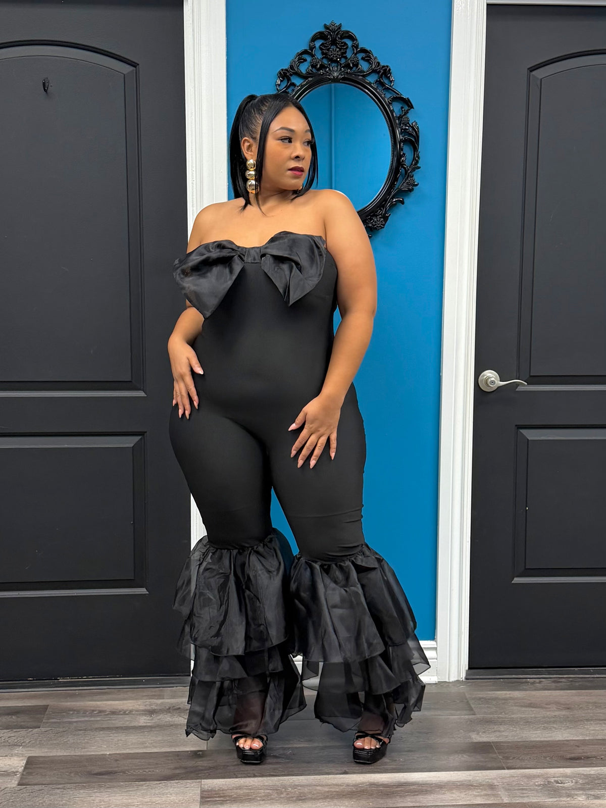 Black Nicolette Jumpsuit