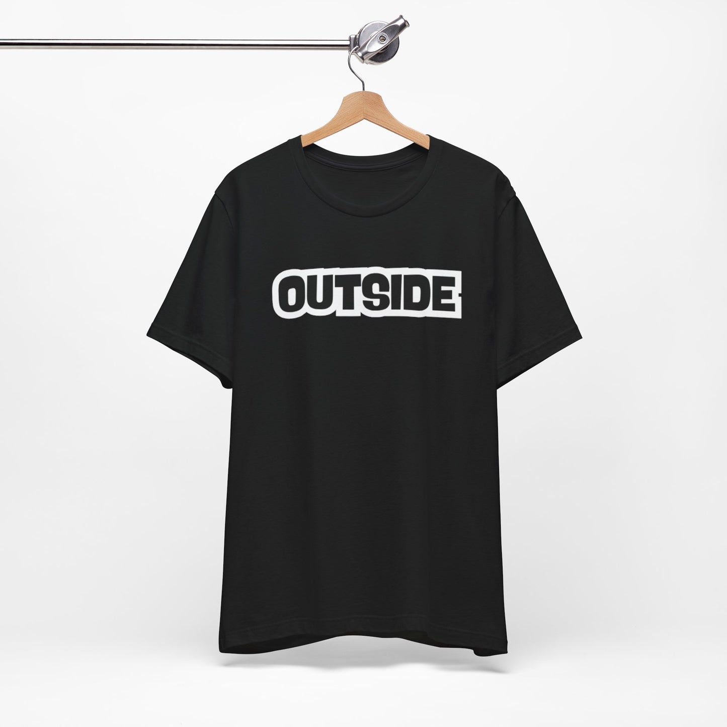 BLACK OUTSIDE TEE