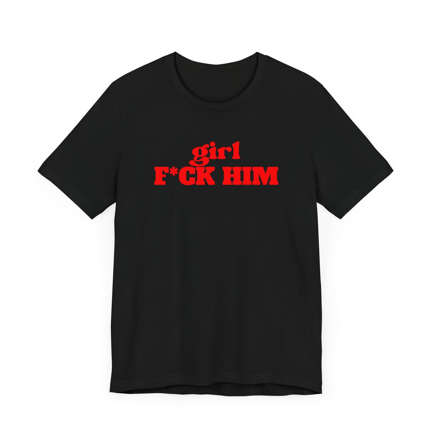 Black/Red F*CK Him Tee