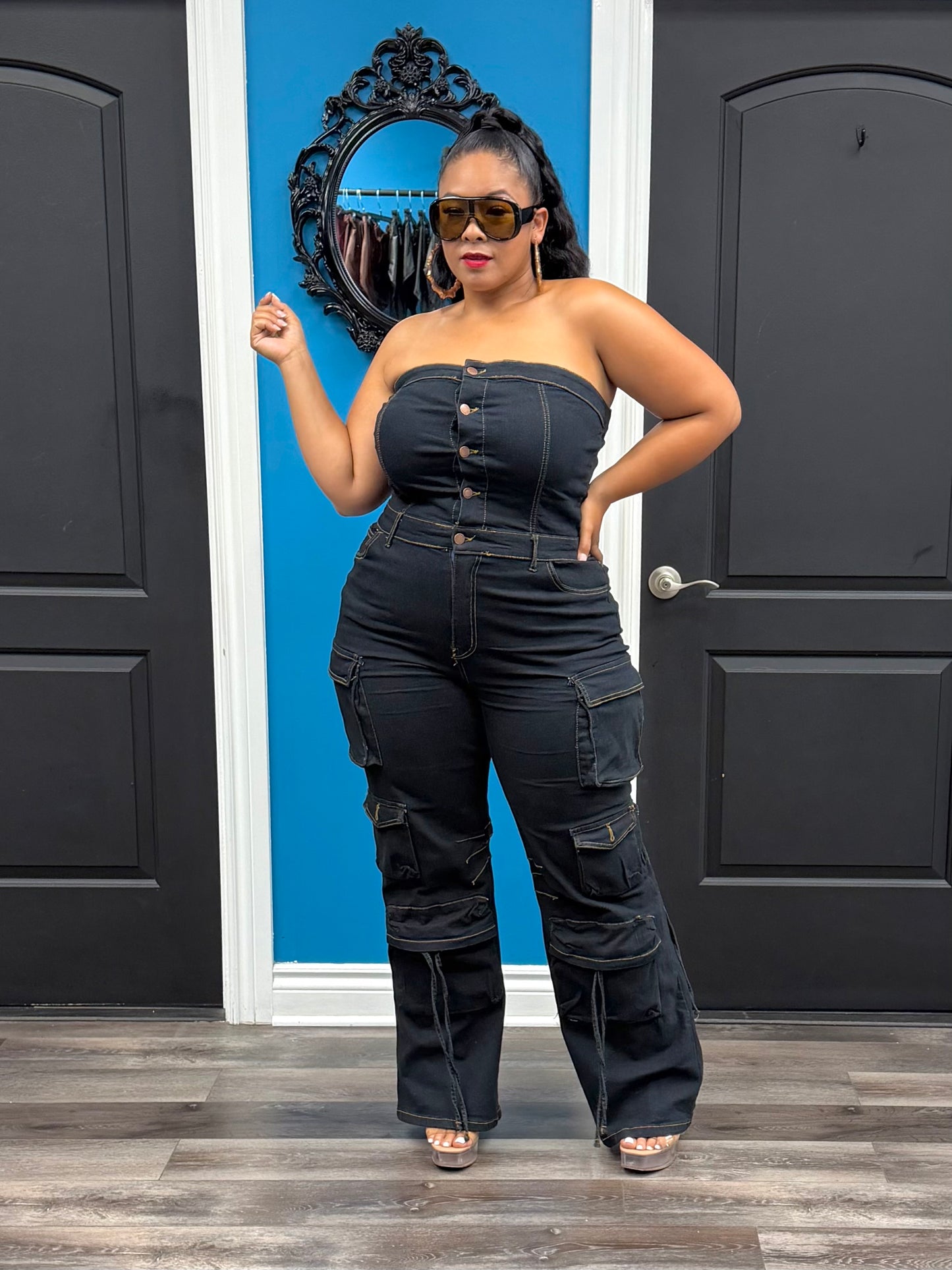 Black Ranita Jumpsuit