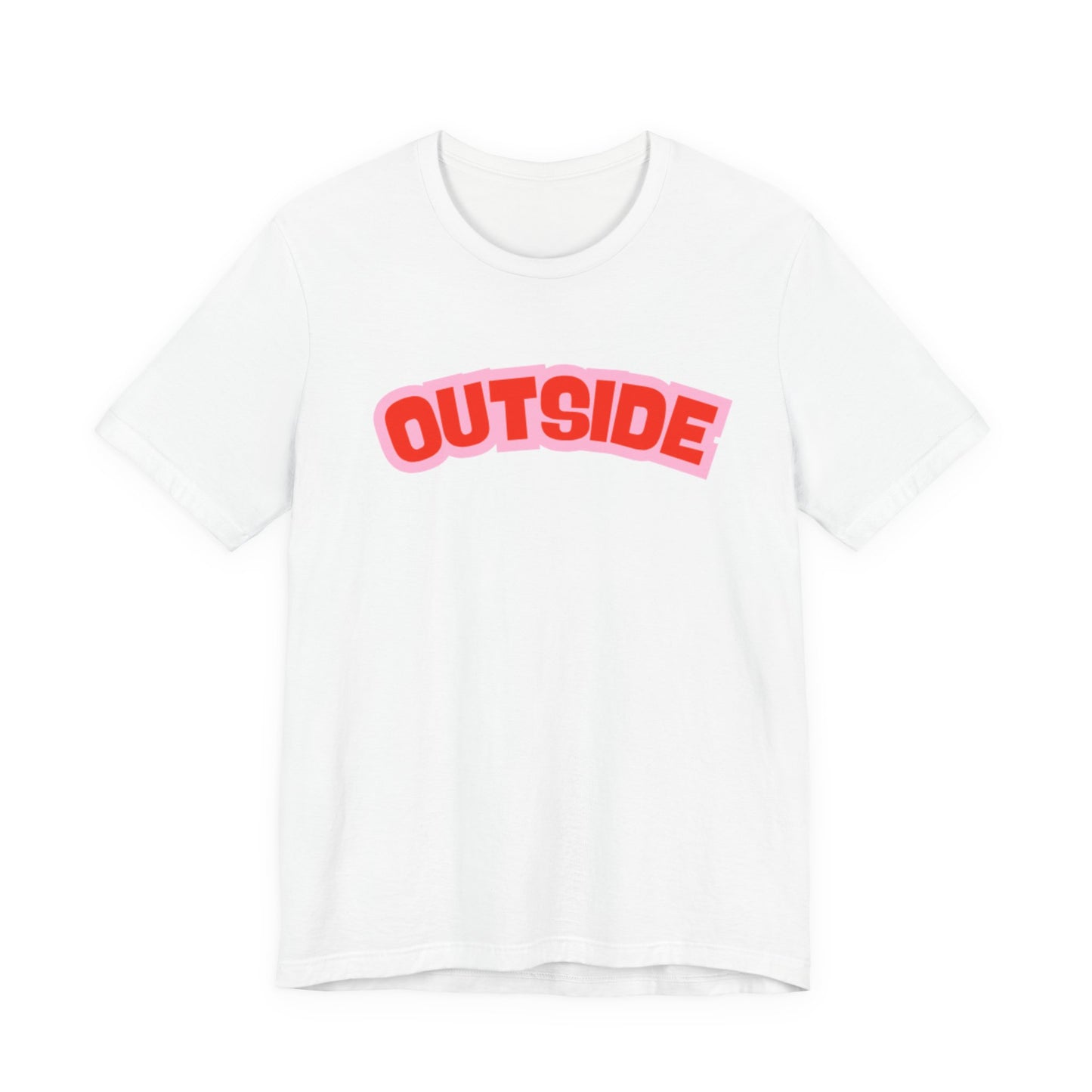 RED OUTSIDE TEE