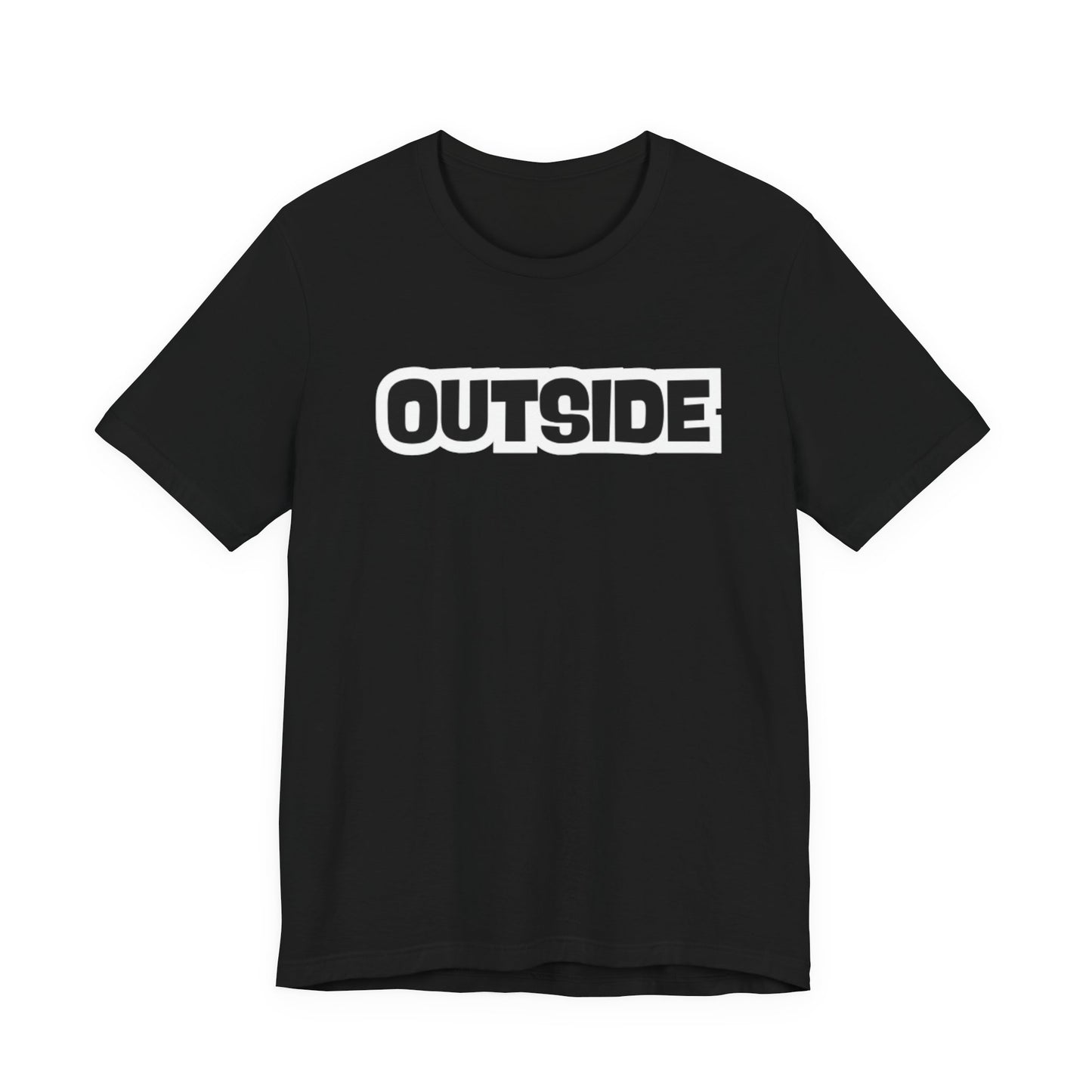 BLACK OUTSIDE TEE
