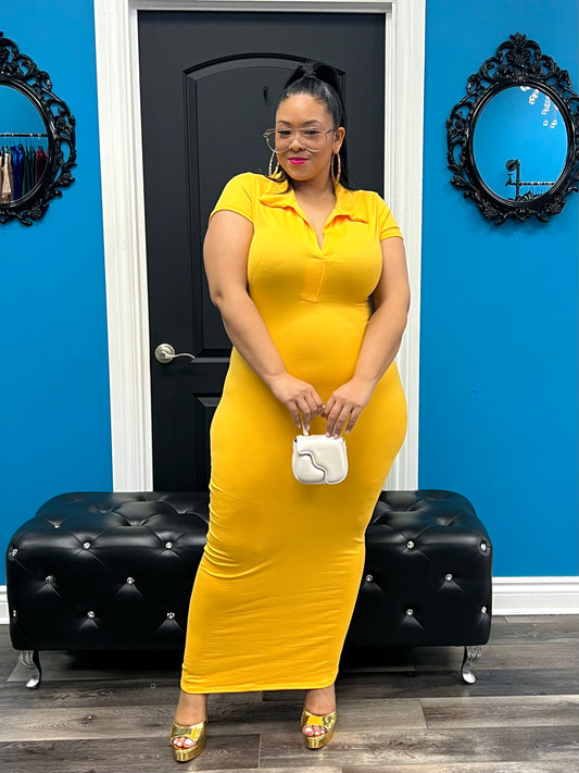 Mustard Sophie Dress