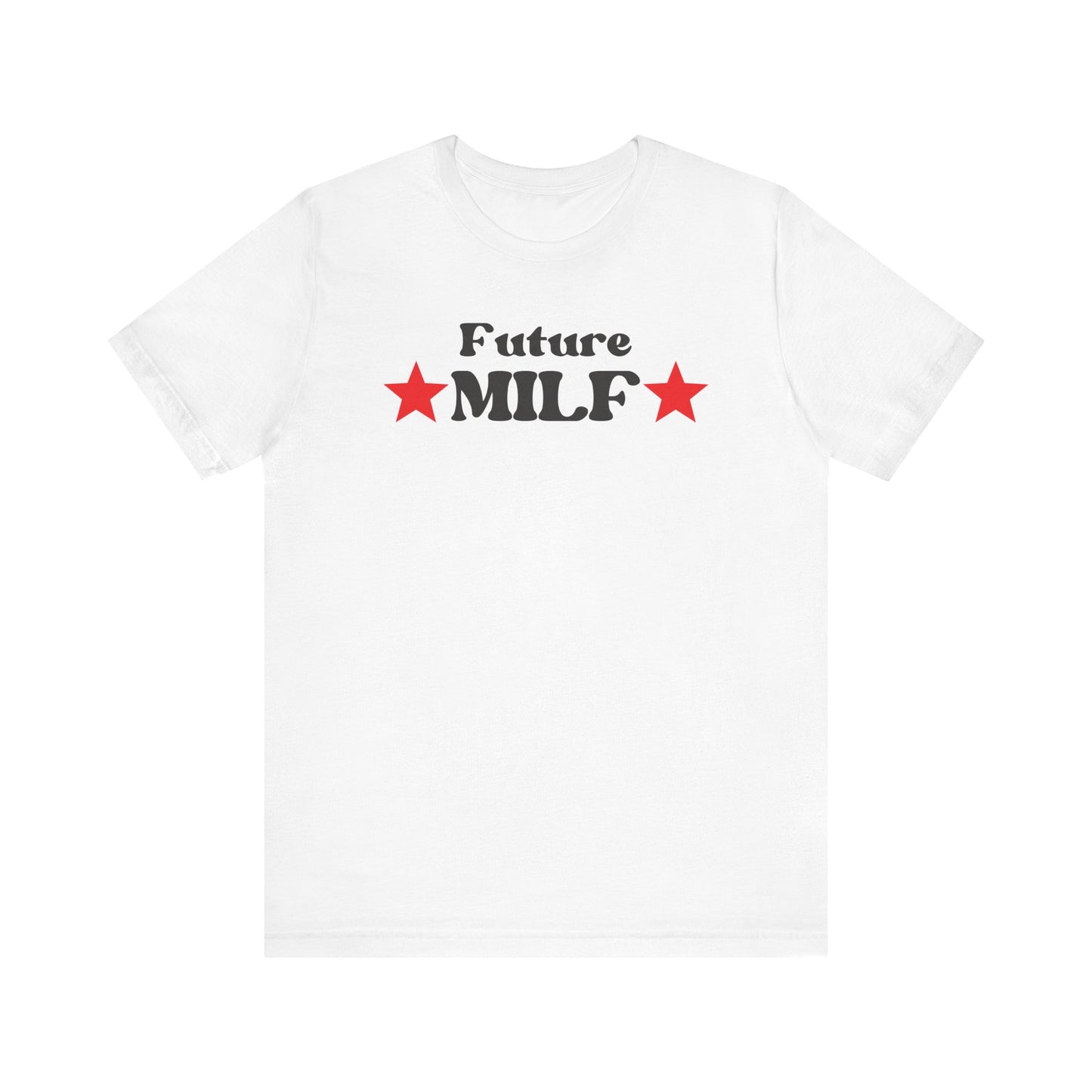 White/Black Future MILF Tee