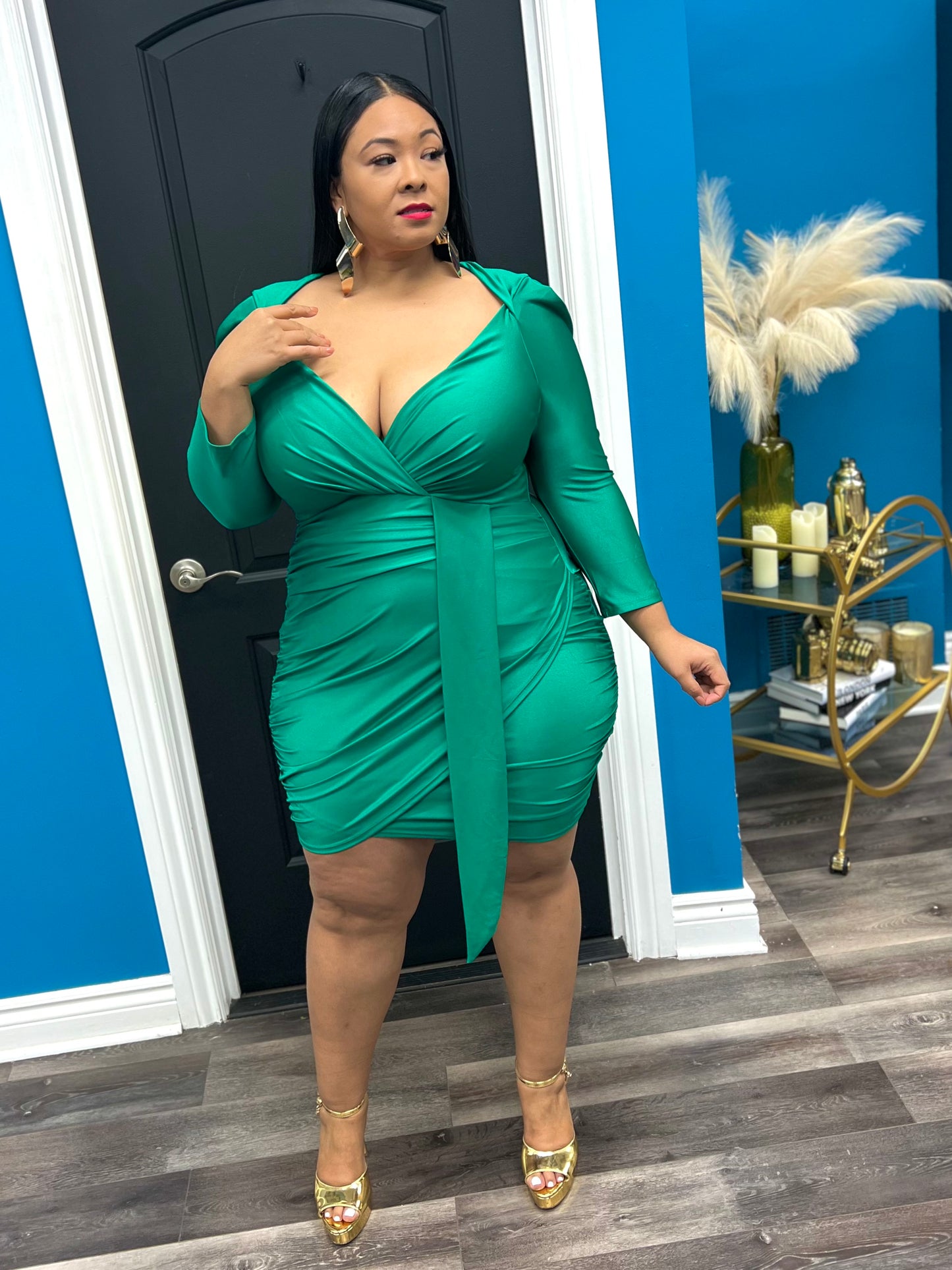Green Janae Dress