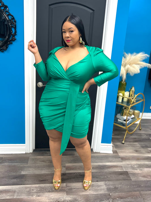 Green Janae Dress
