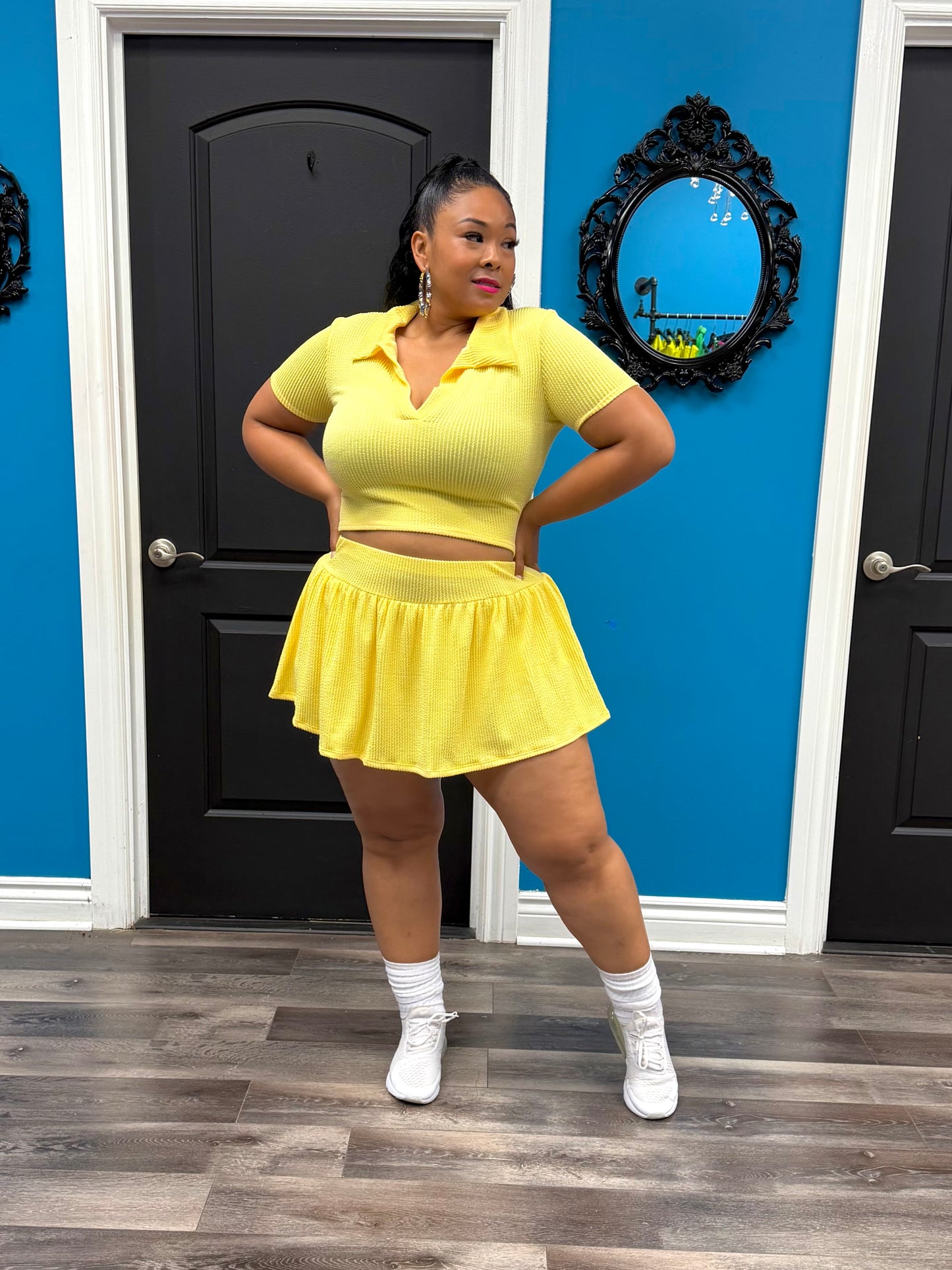 Yellow Lori Skirt Set