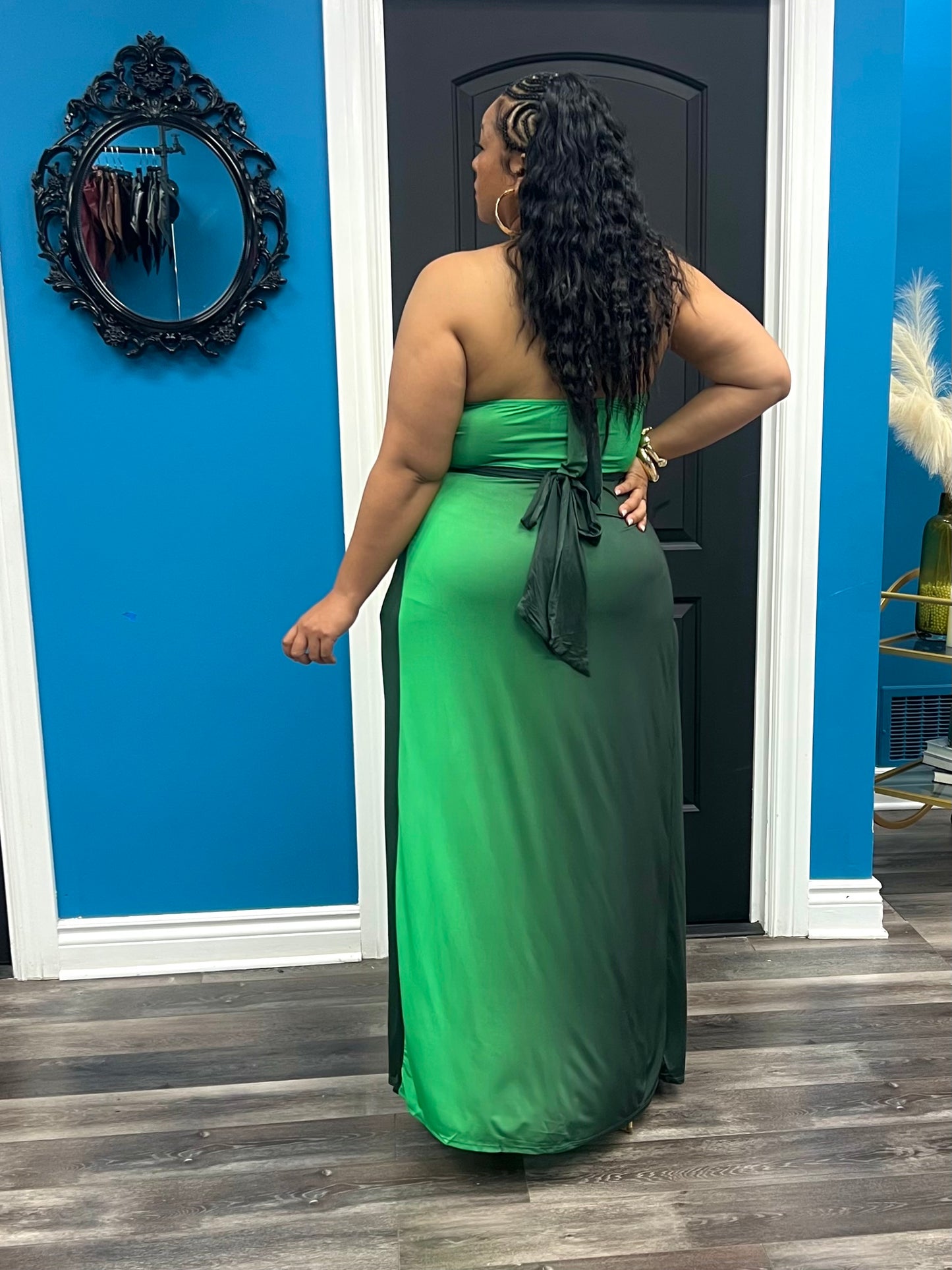 Green Sonia Maxi Dress