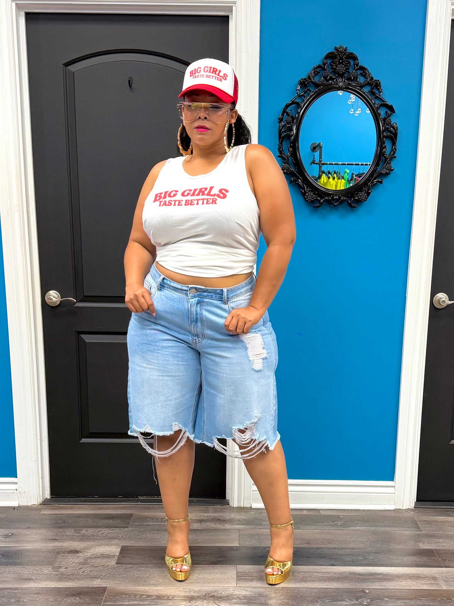 Red Big Girls Taste Better Tank