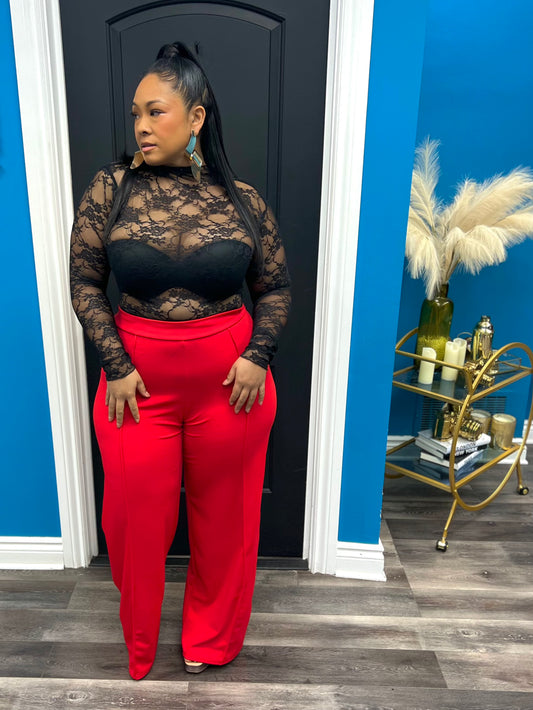 Black Lace Ginny Top