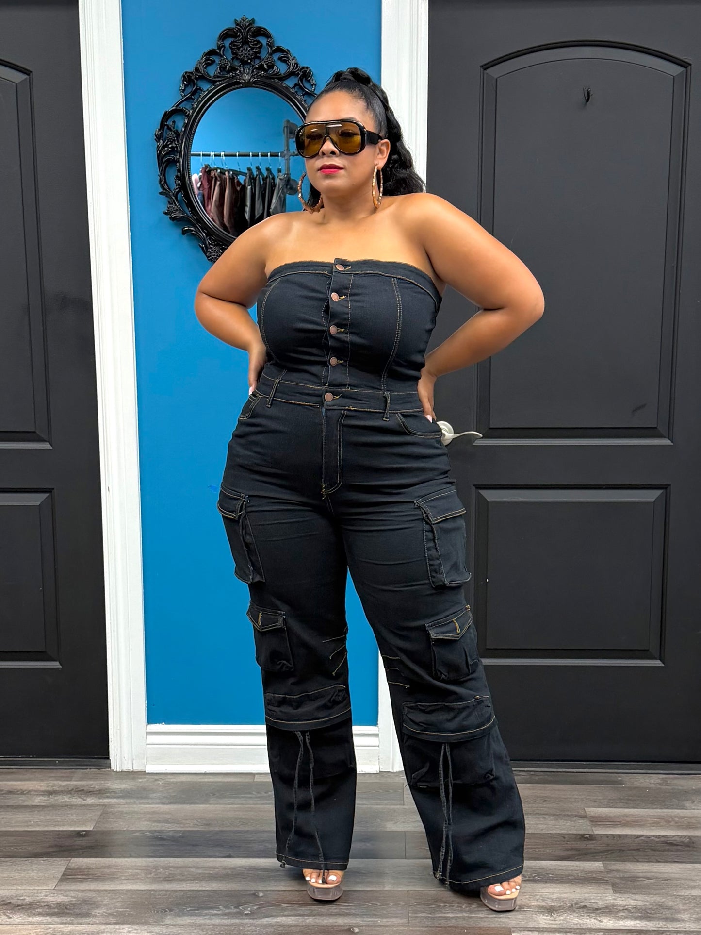 Black Ranita Jumpsuit