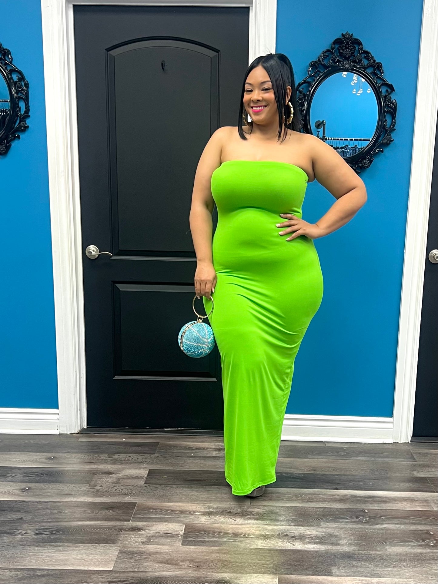 Green Kerri Maxi Dress