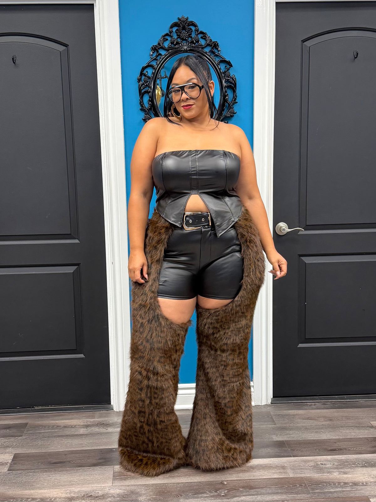 Brown Saddle Up Chap Pants