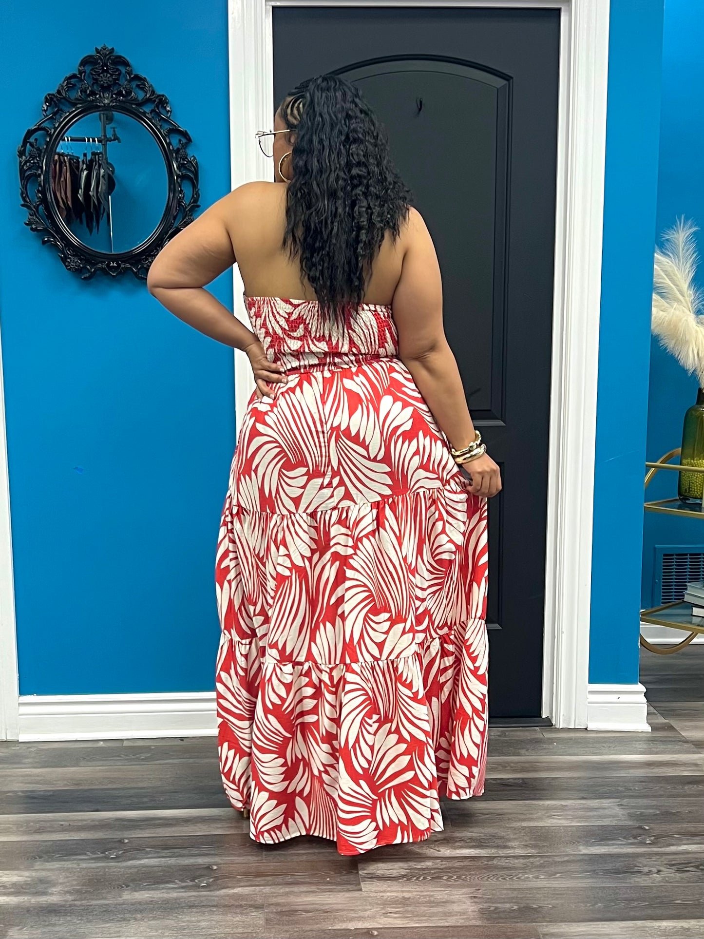 Red Mecca Maxi Dress