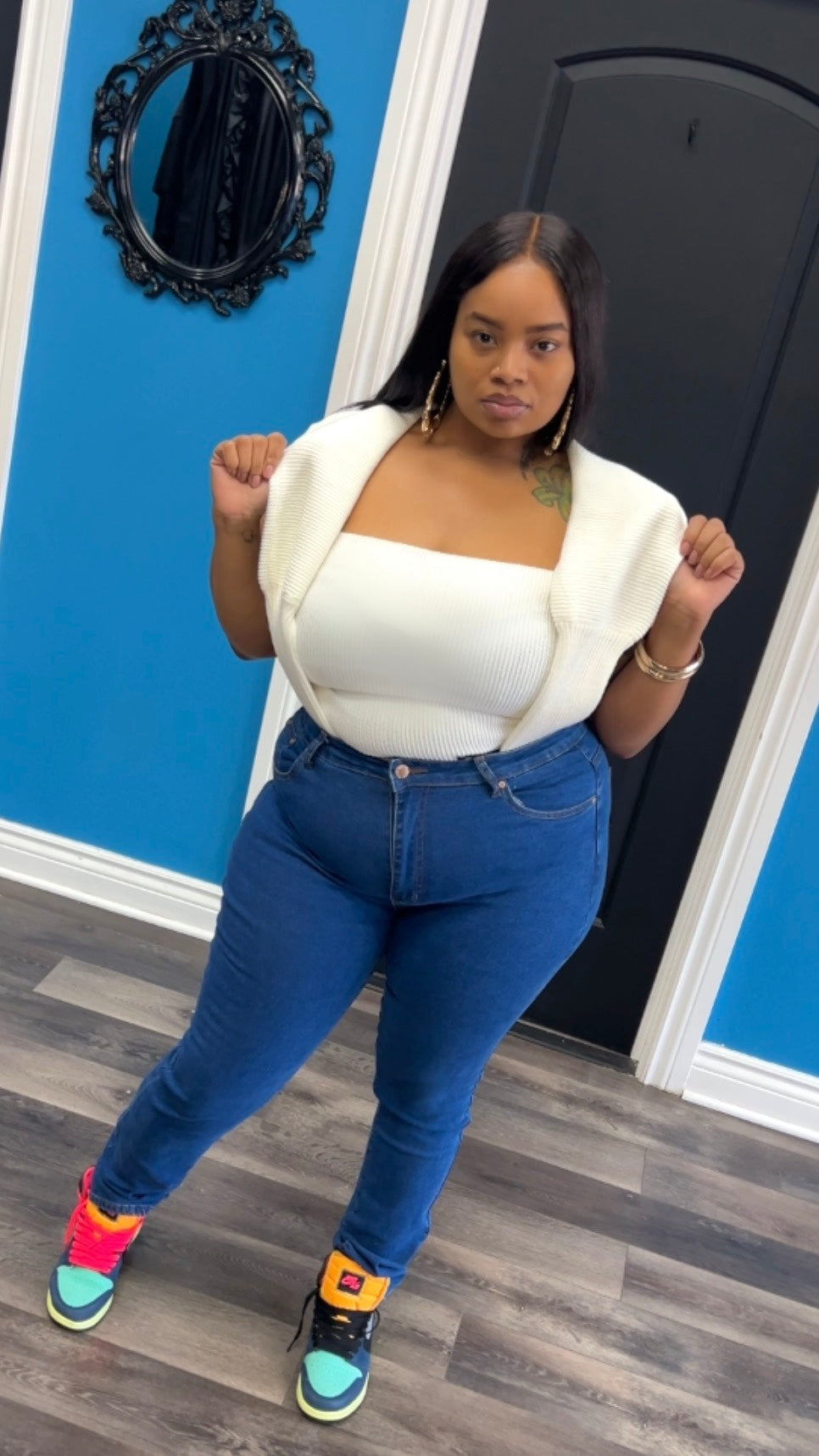 Ivory Wrap Me Up Sweater