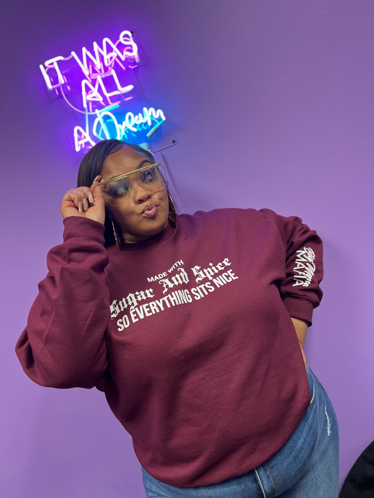 Wine Sugar & Spice Crewneck Sweatshirt