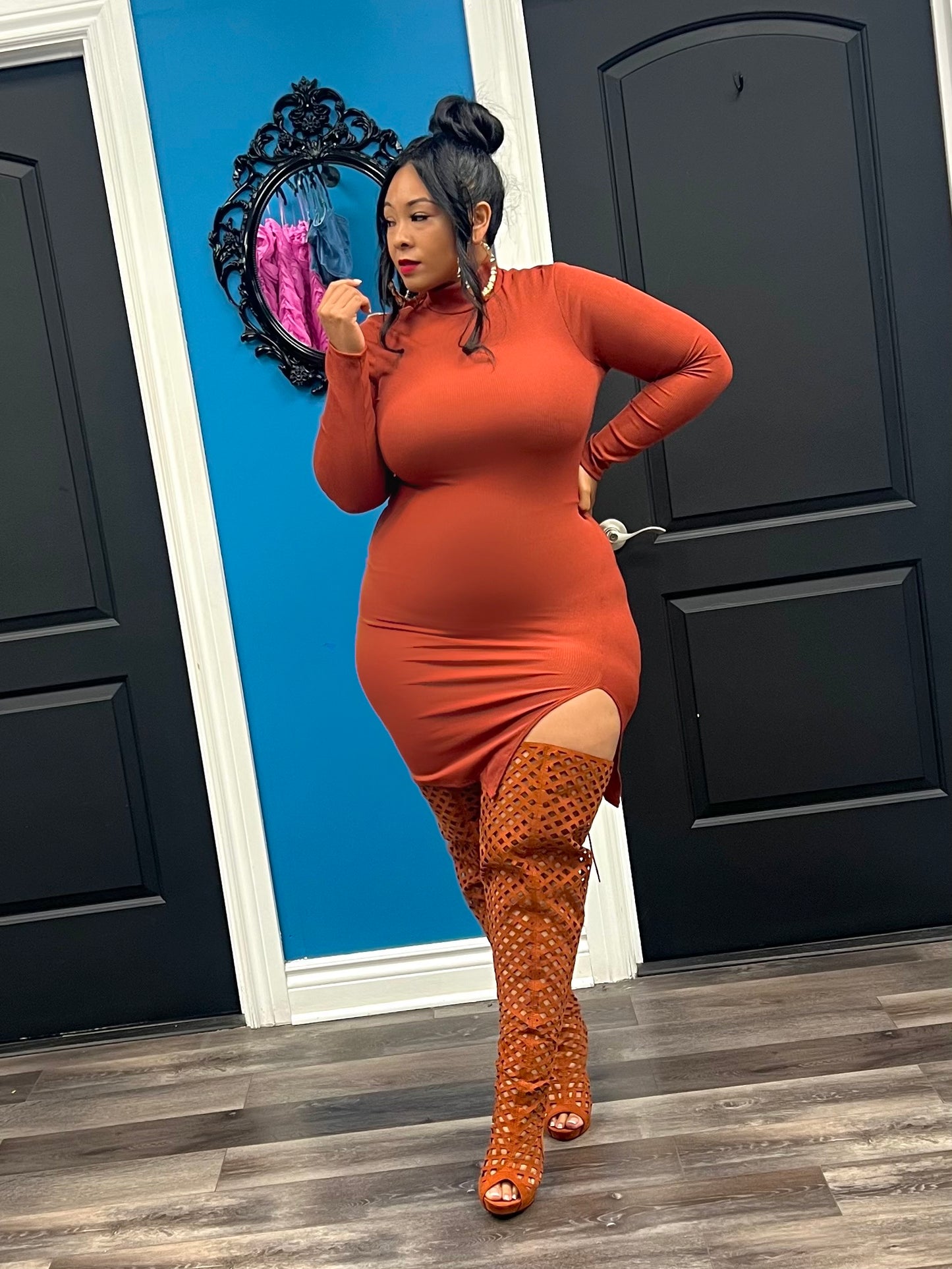 Rust Steph Dress