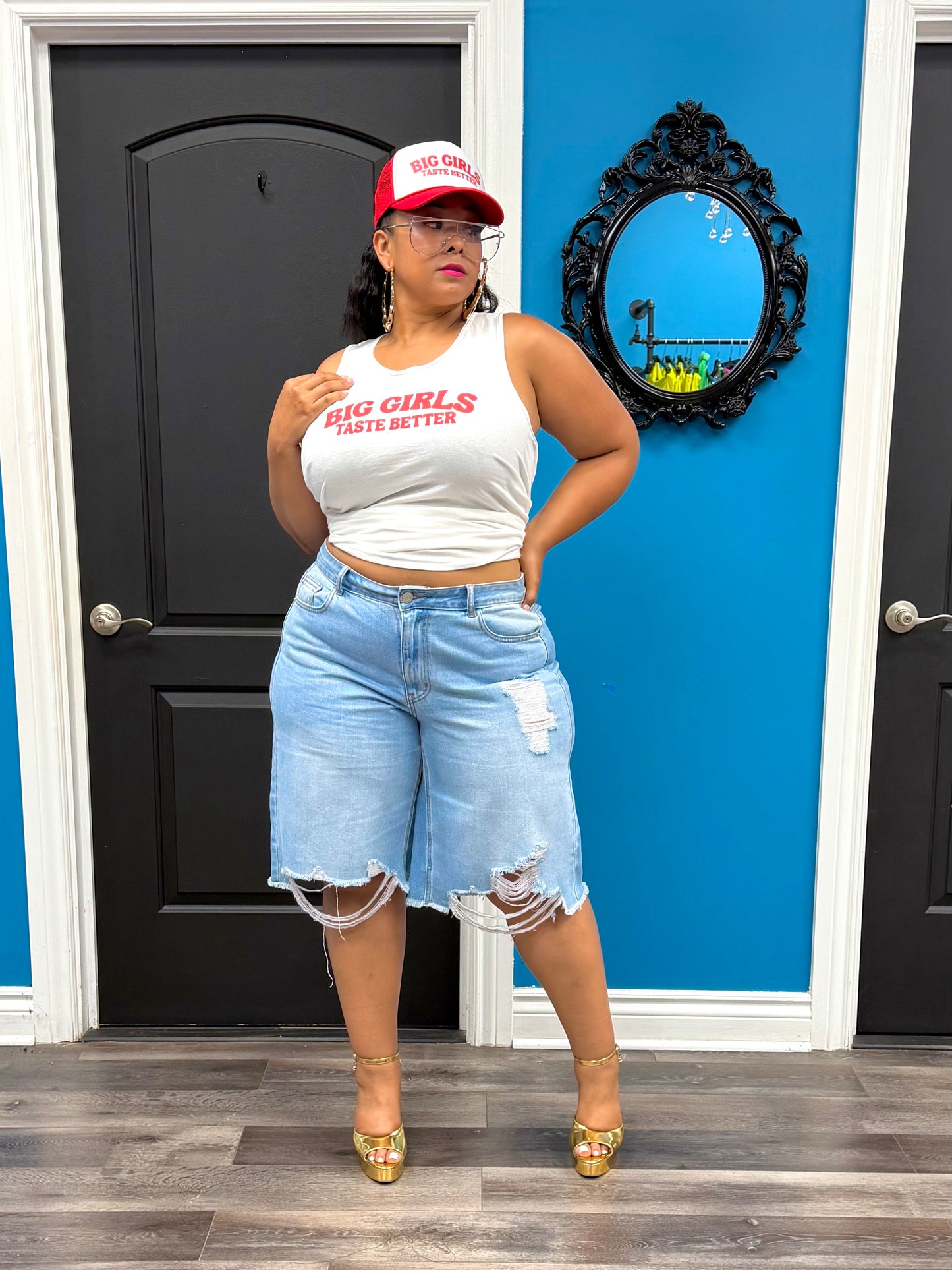 Red Big Girls Taste Better Tank