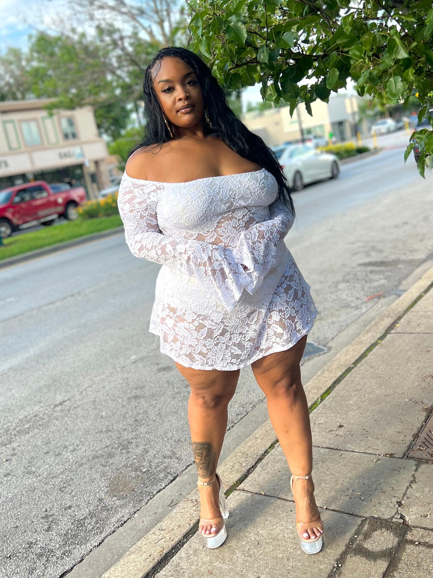 White Fairy Mini Dress