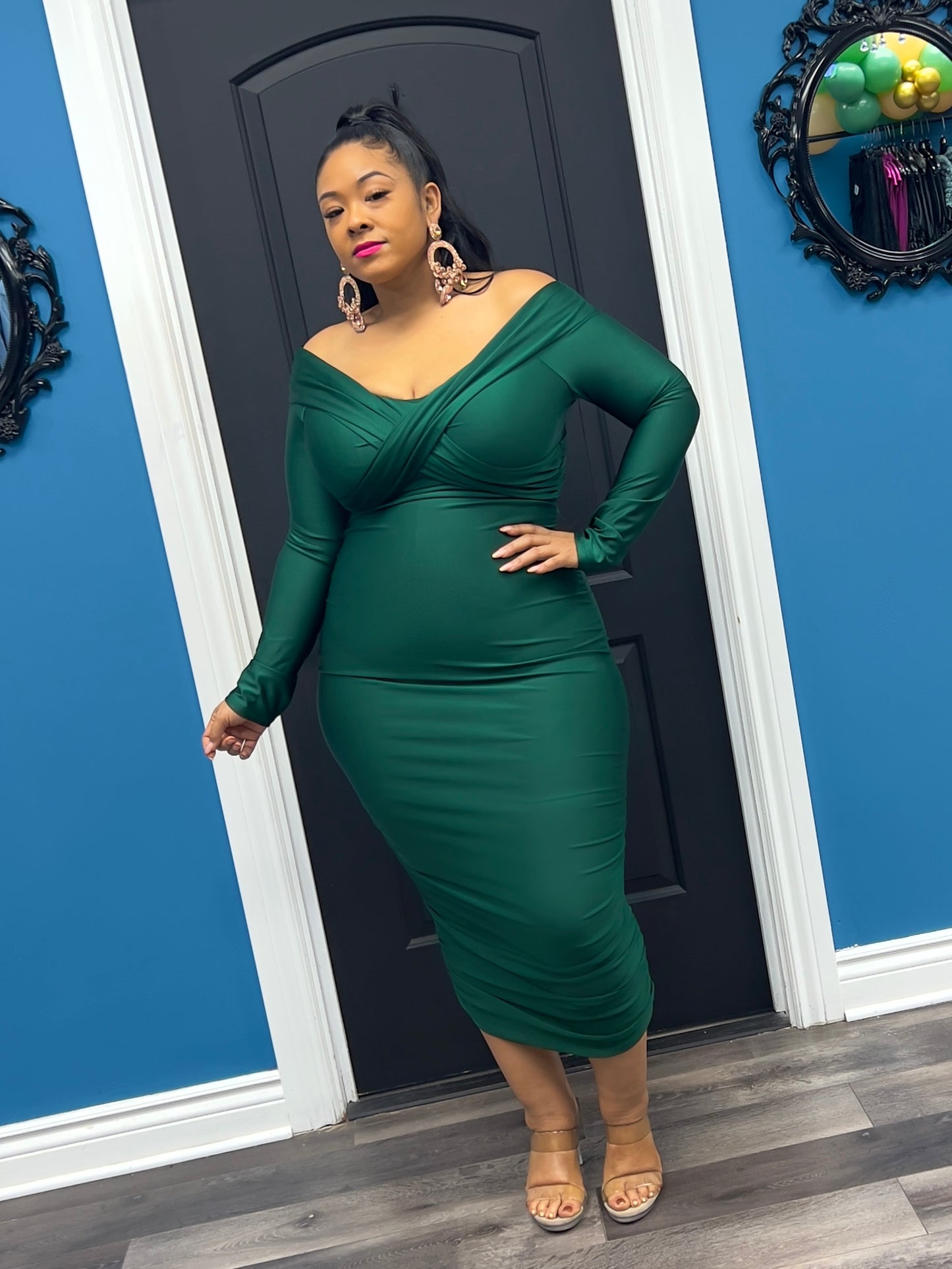 Green Pia Dress