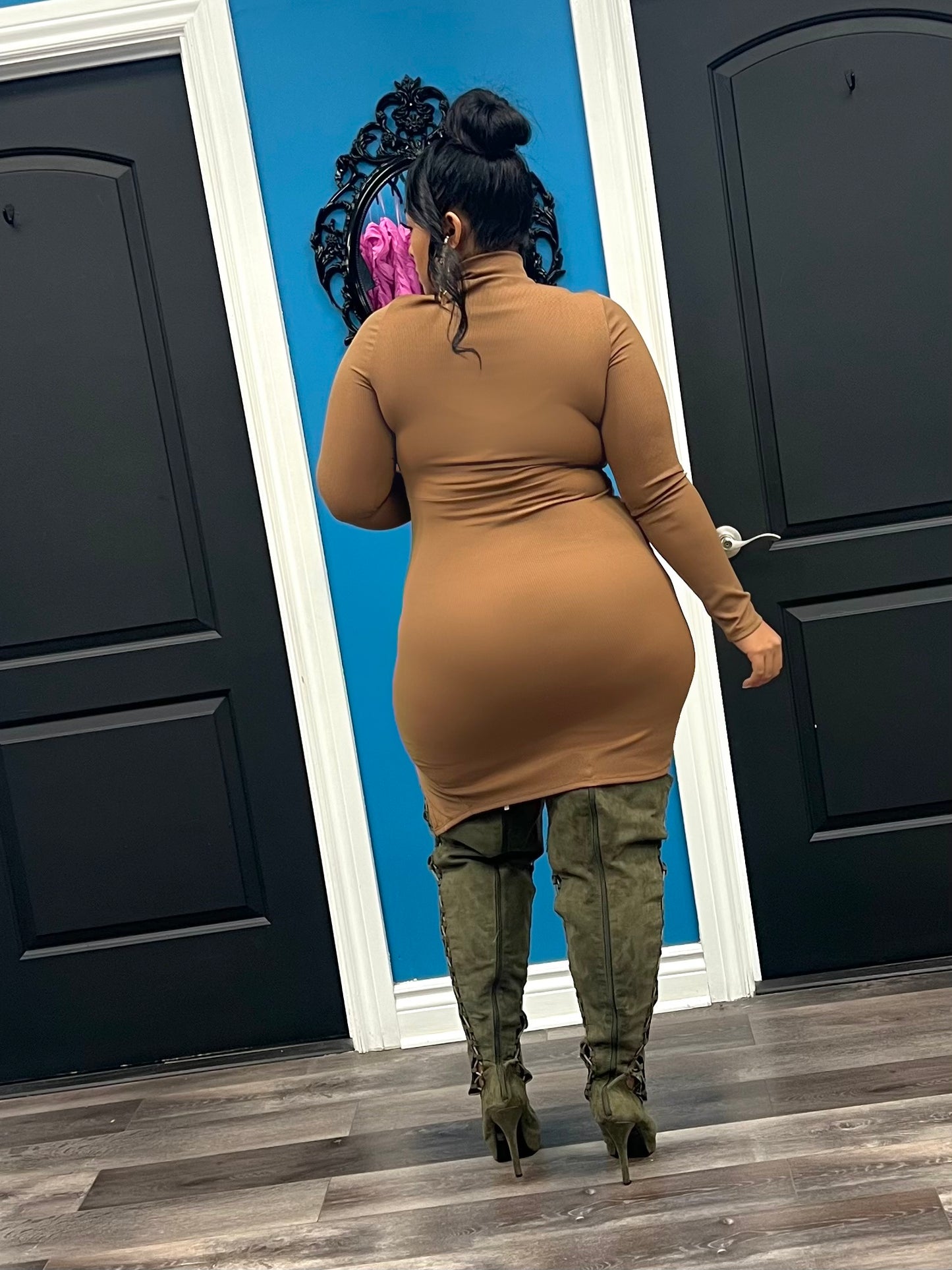 Mocha Steph Dress