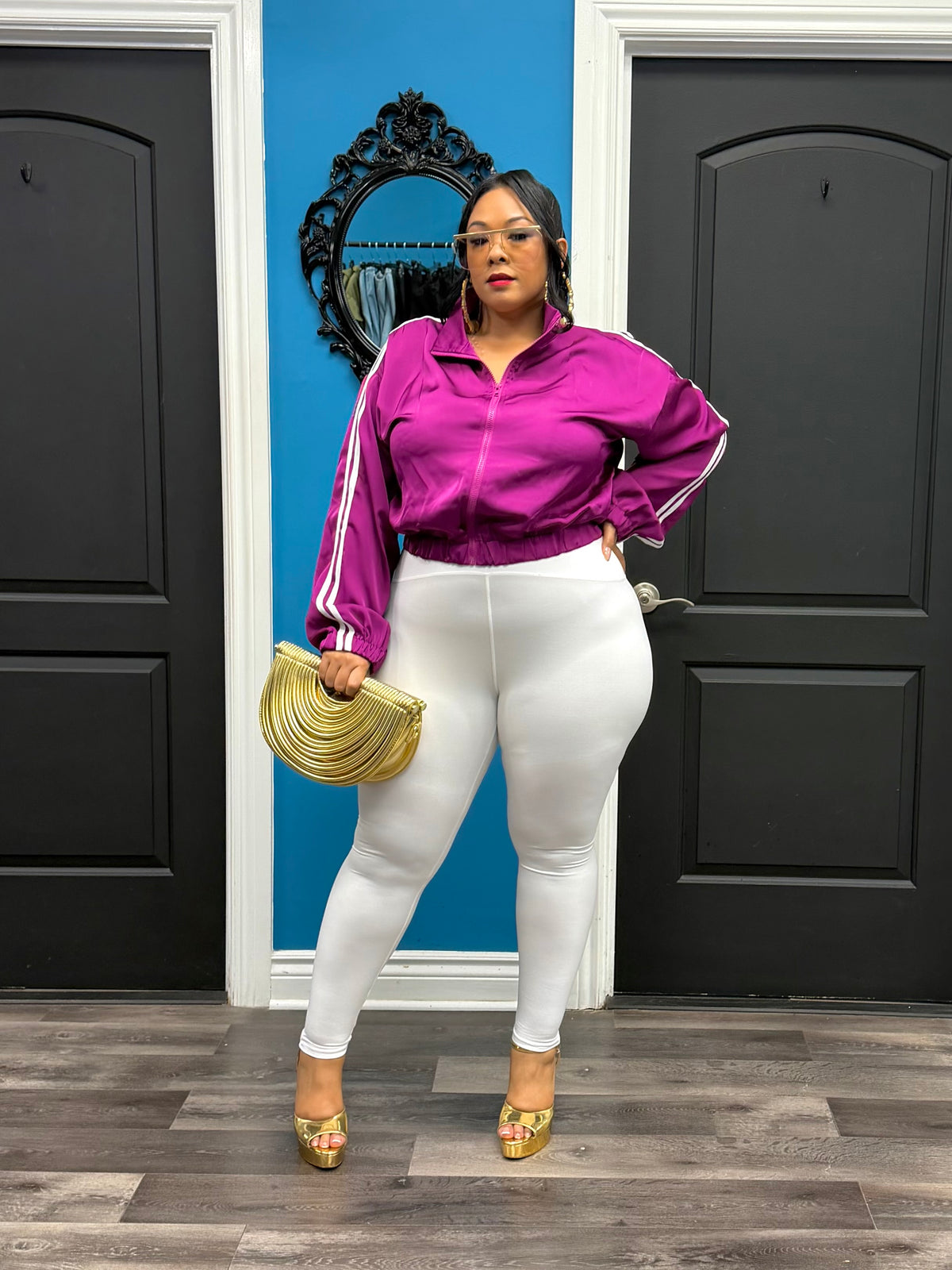 Plum Dope Girl Corset Jacket