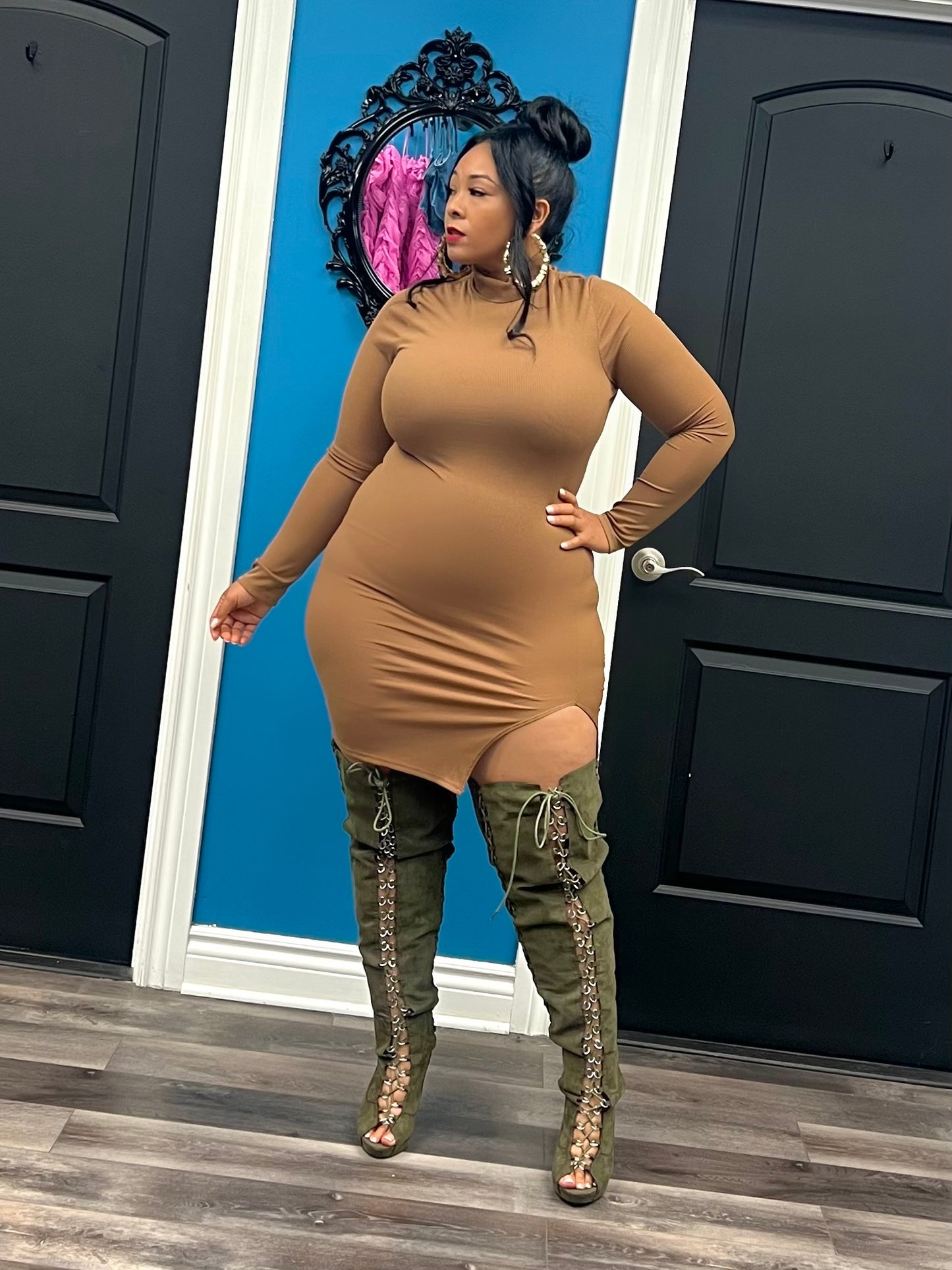 Mocha Steph Dress