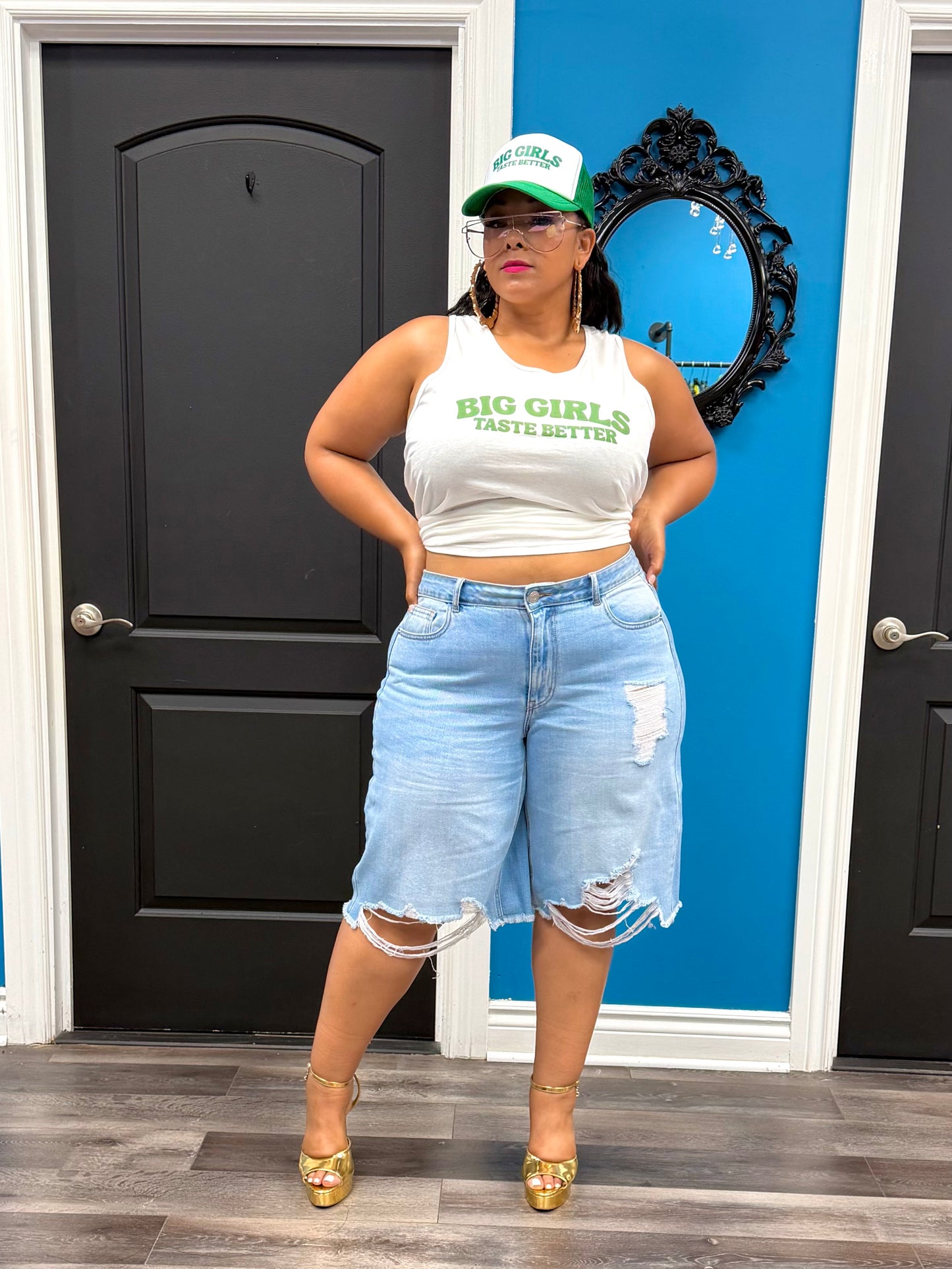 Green Big Girls Taste Better Tank