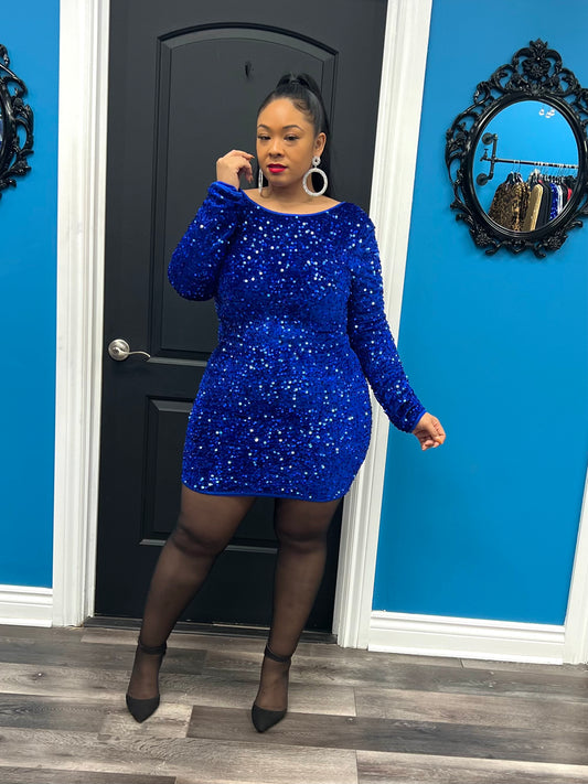 Royal Blue Jocelyn Dress