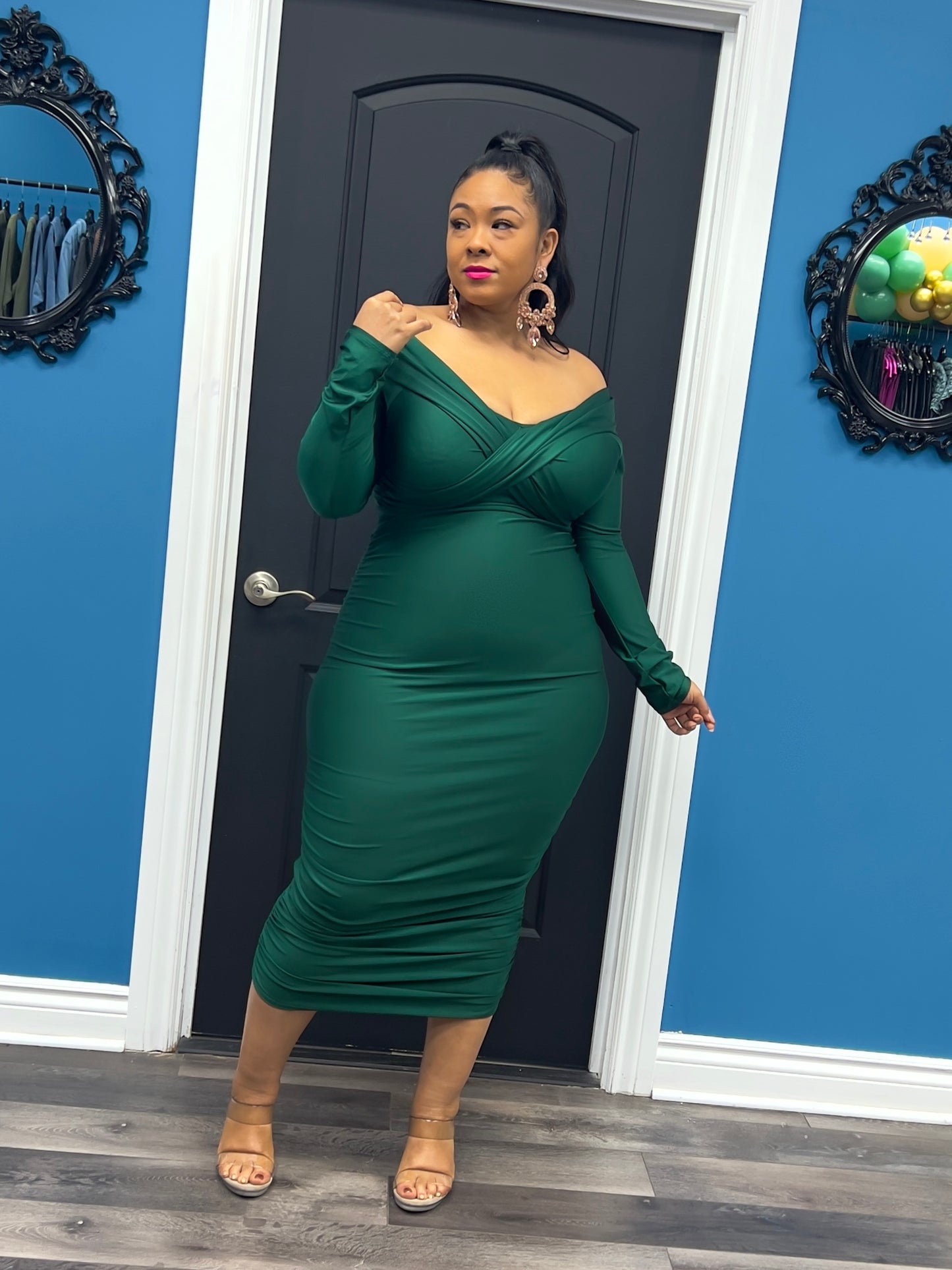 Green Pia Dress