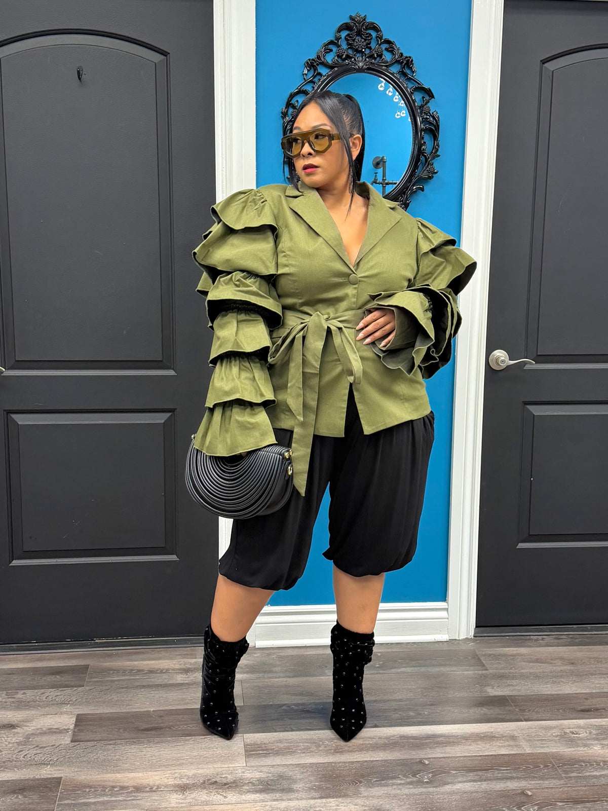 Olive Franchon Blazer