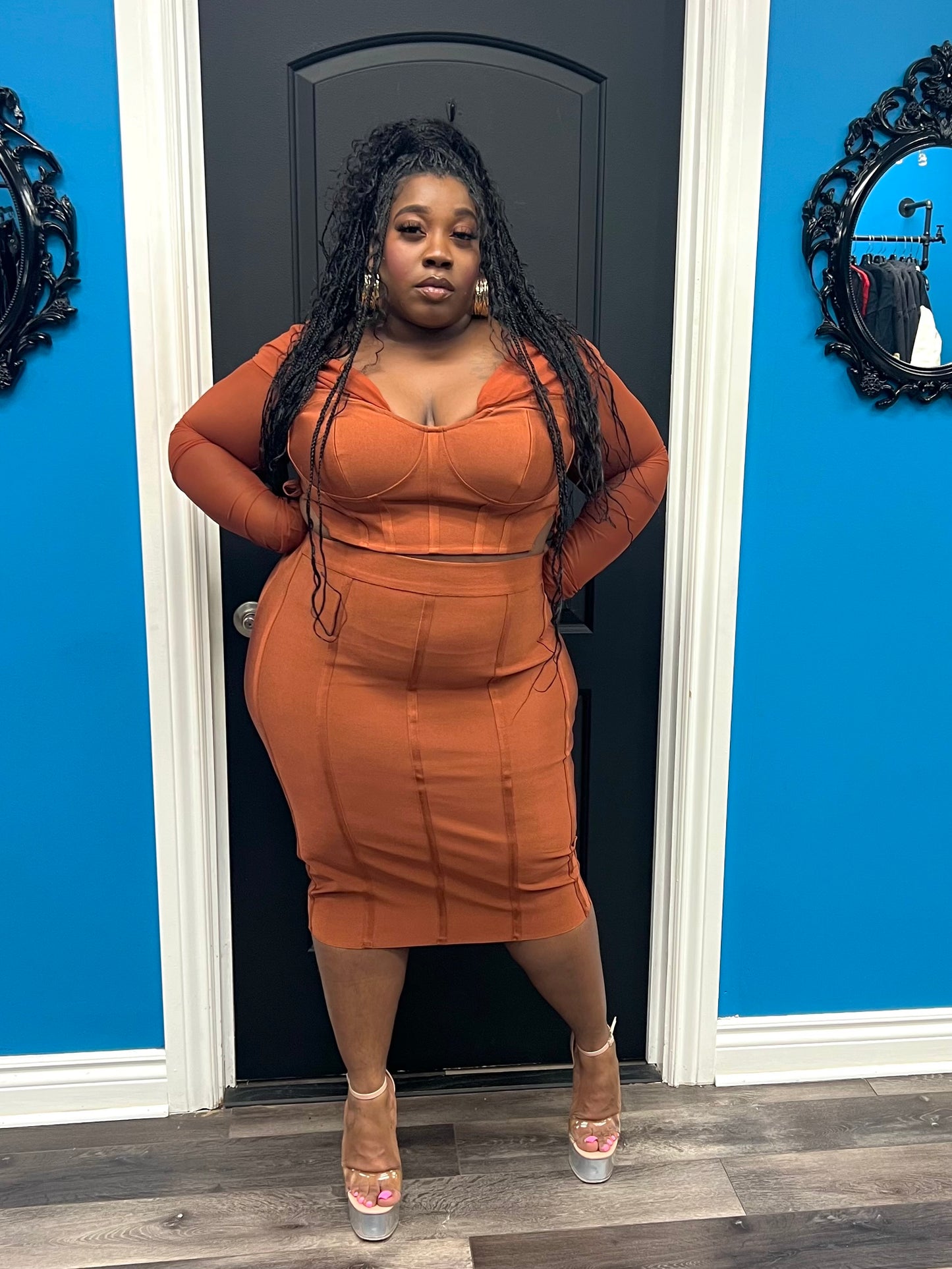Rust Becky Set