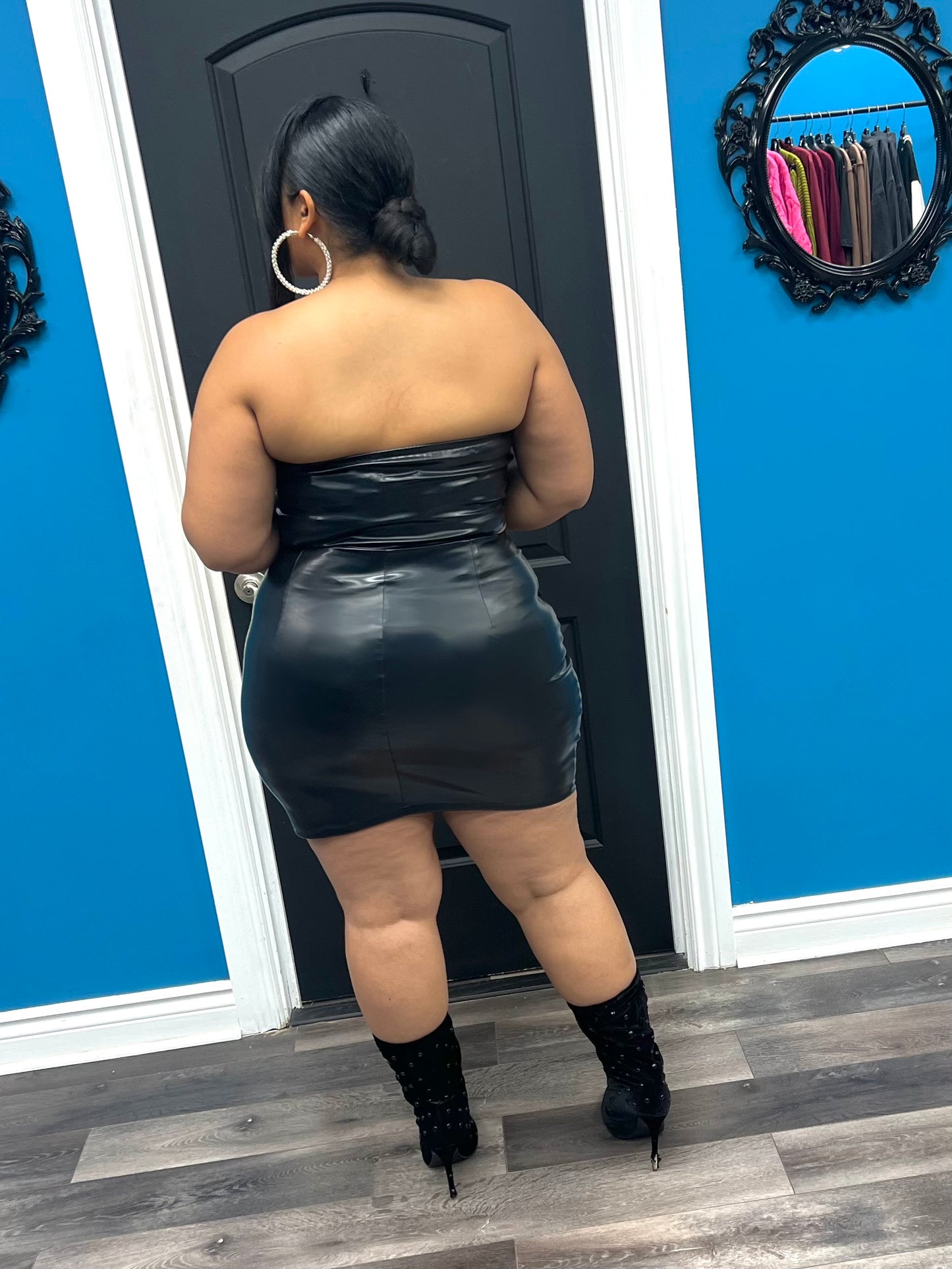 Black Billie Skirt Set