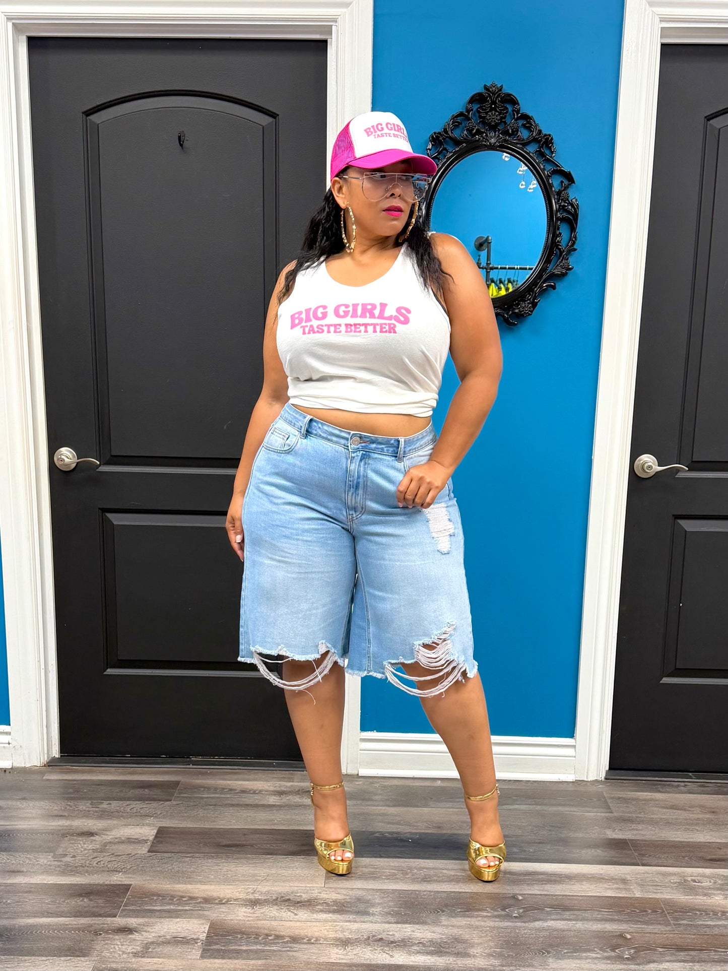 Pink Big Girls Taste Better Tank