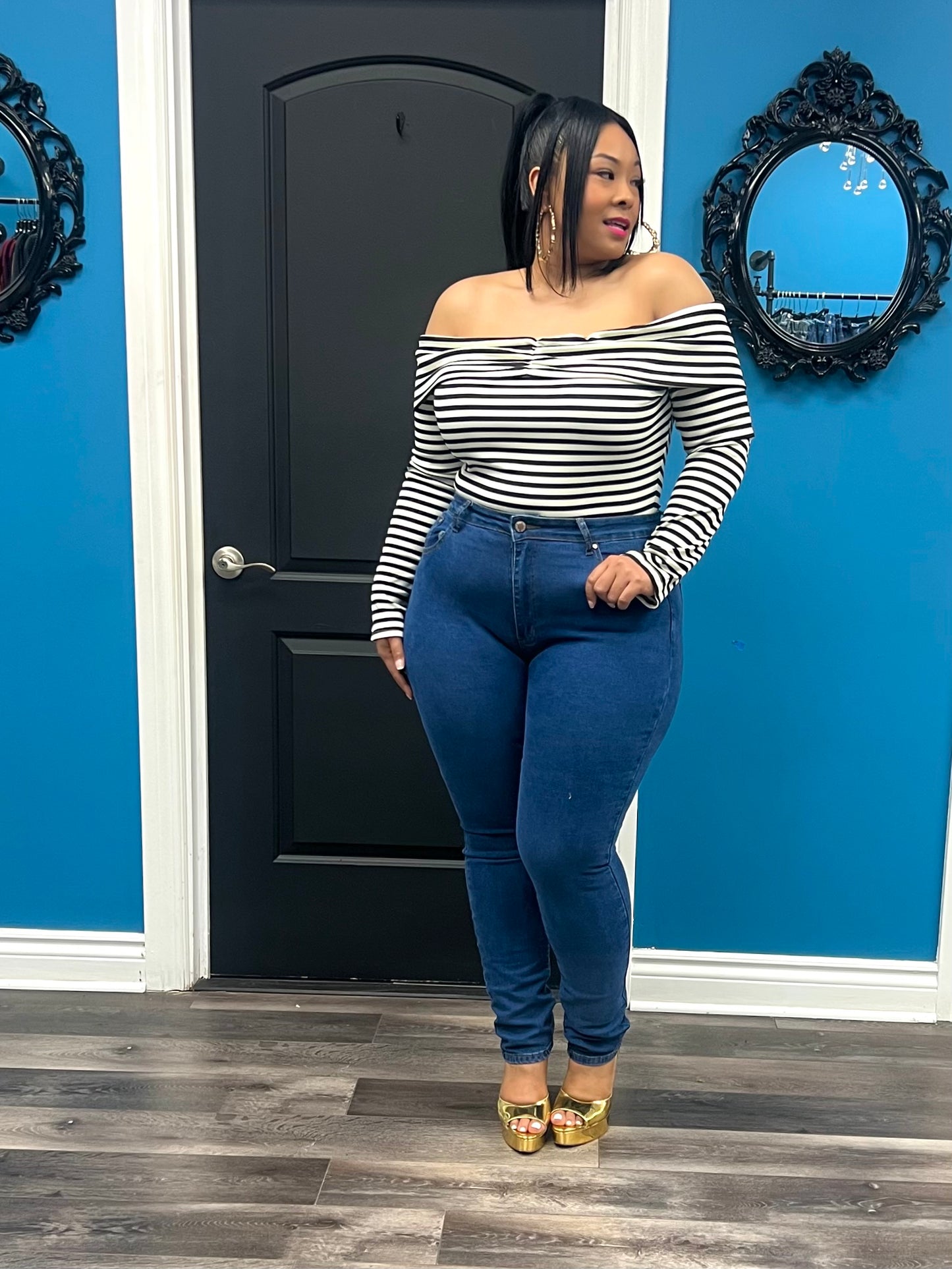 Black Piper Top