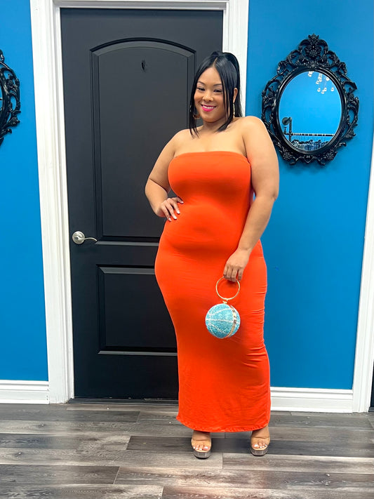 Orange Kerri Maxi Dress