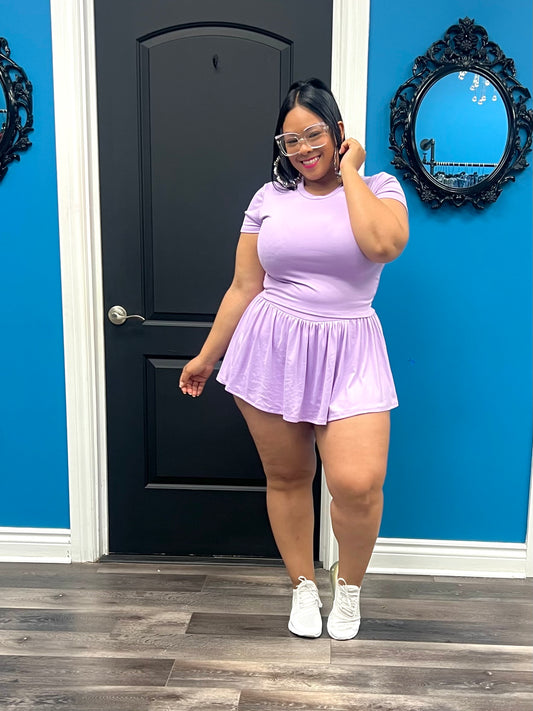 Lilac Tamera Skirt Set