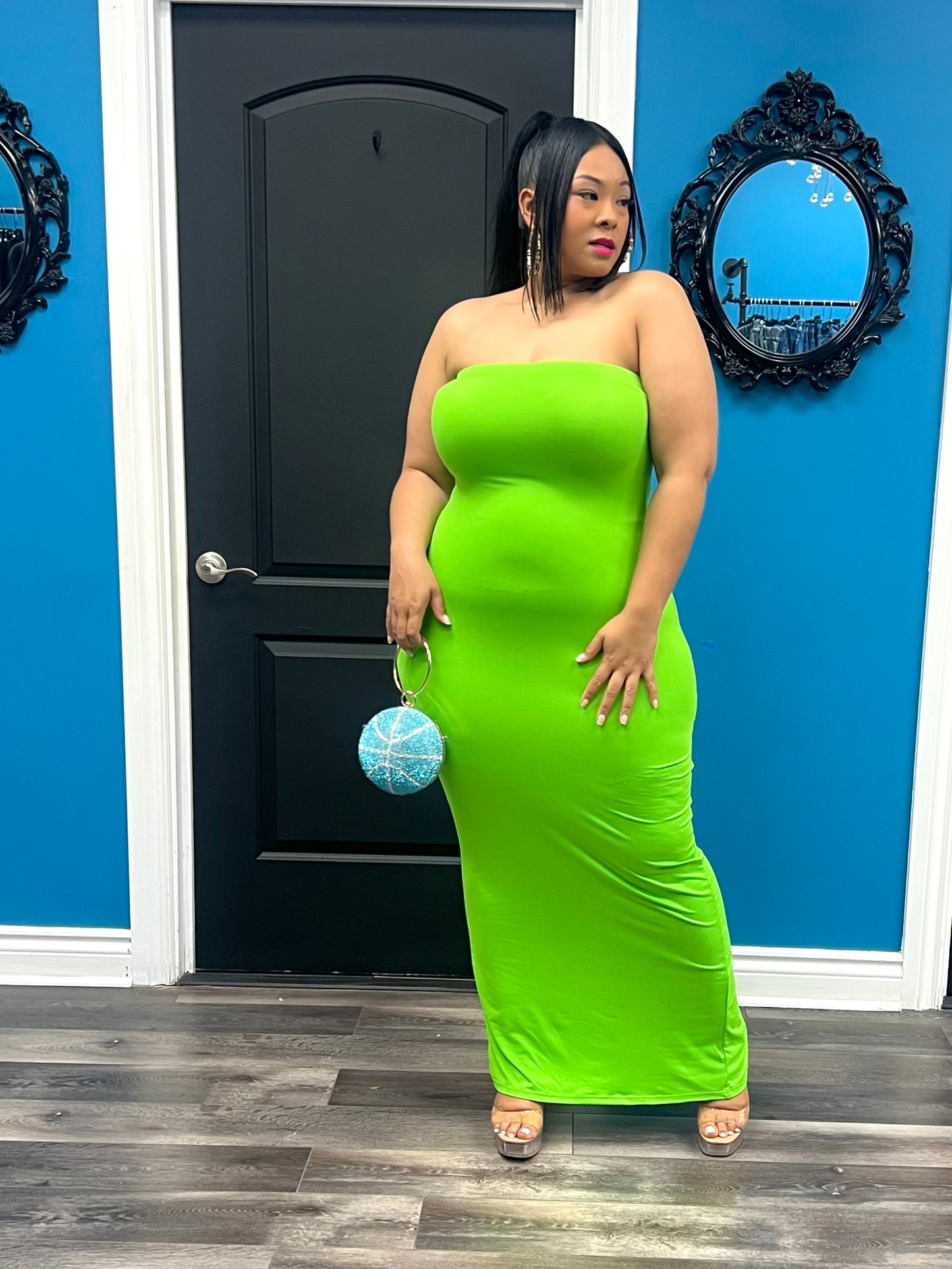 Green Kerri Maxi Dress