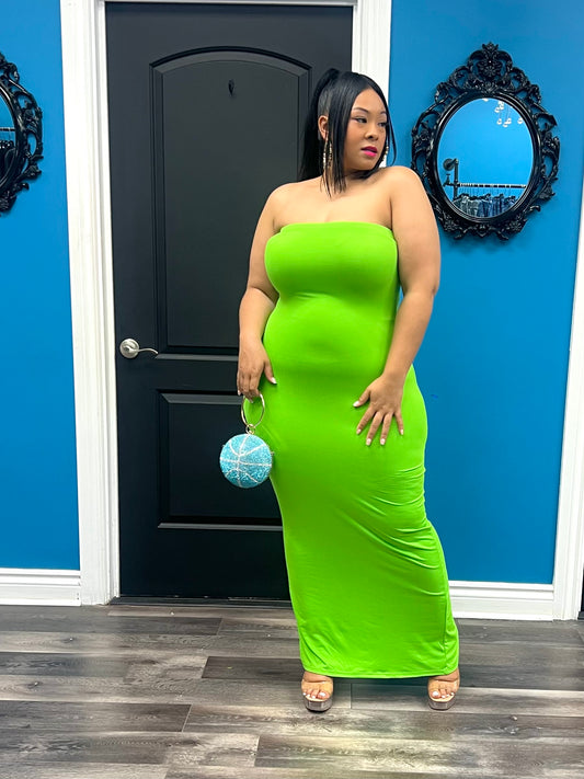 Green Kerri Maxi Dress