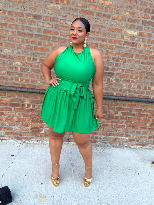 Green Tabbi Dress