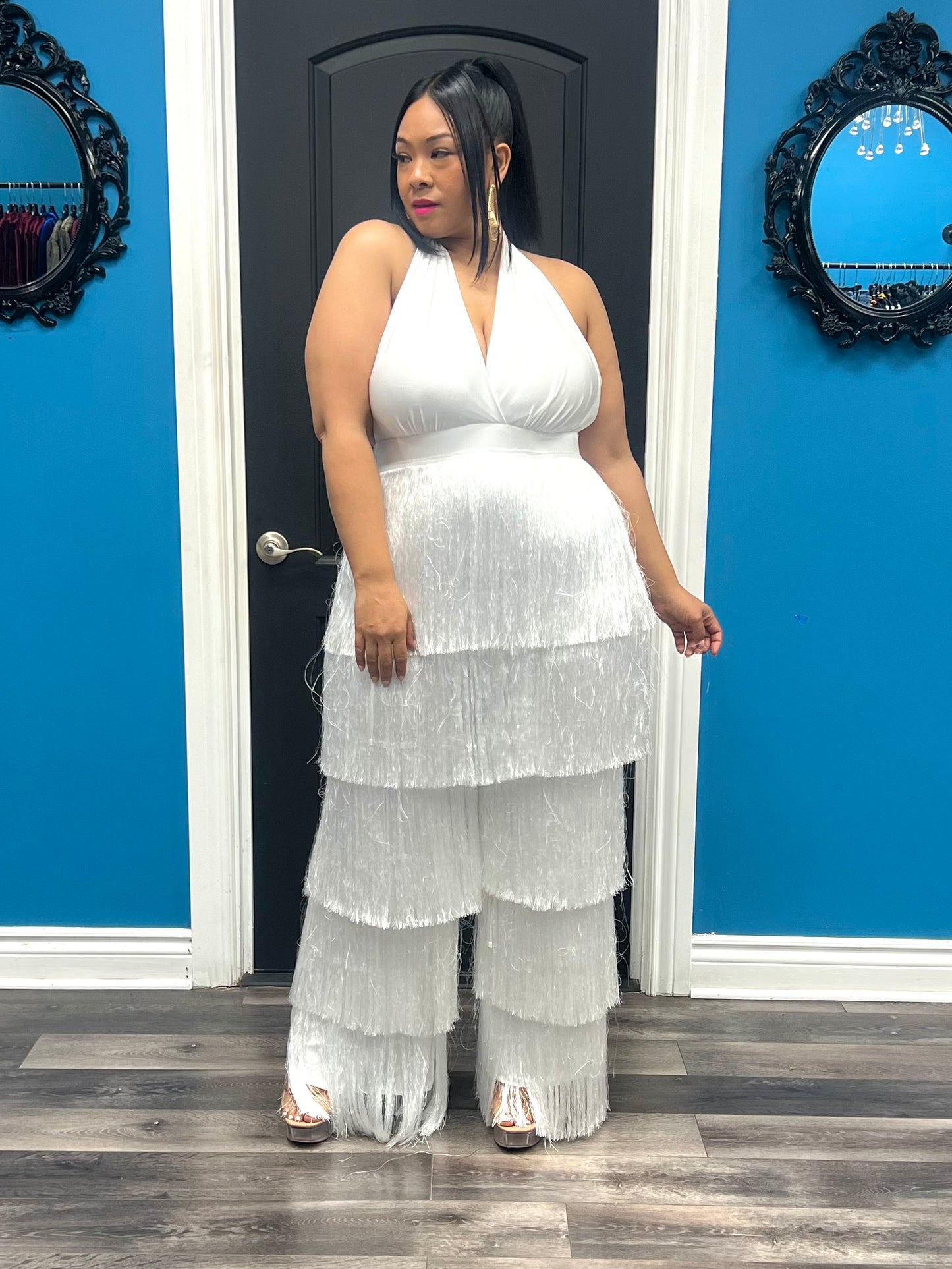 White Alexus Jumpsuit