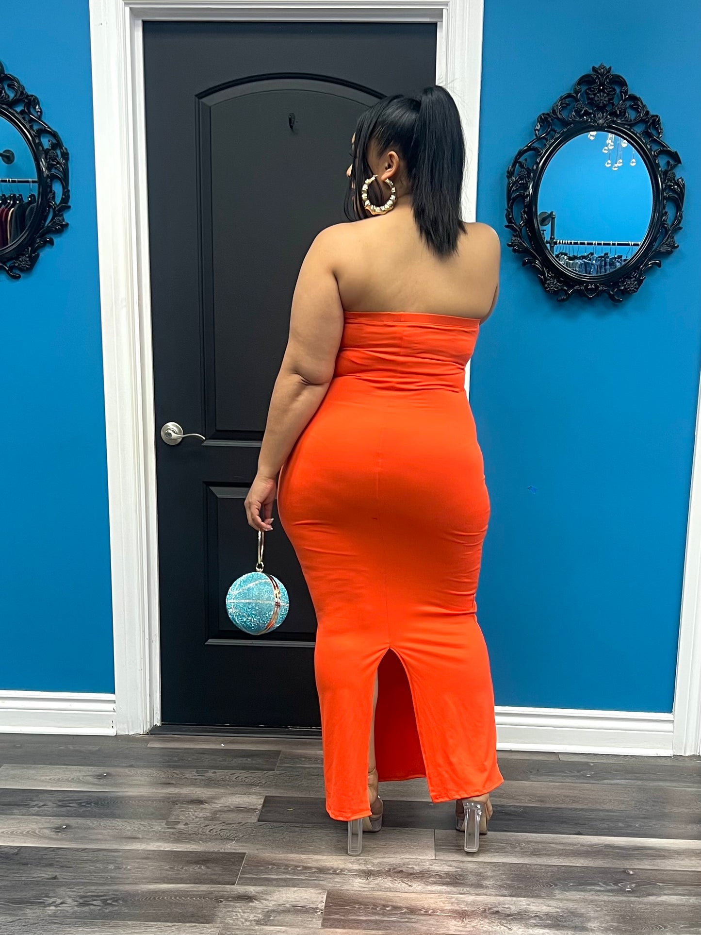 Orange Kerri Maxi Dress