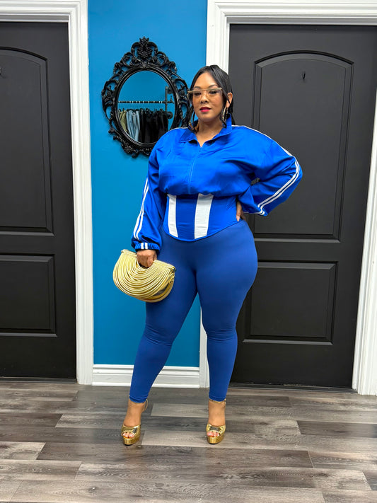 Blue Dope Girl Corset Jacket