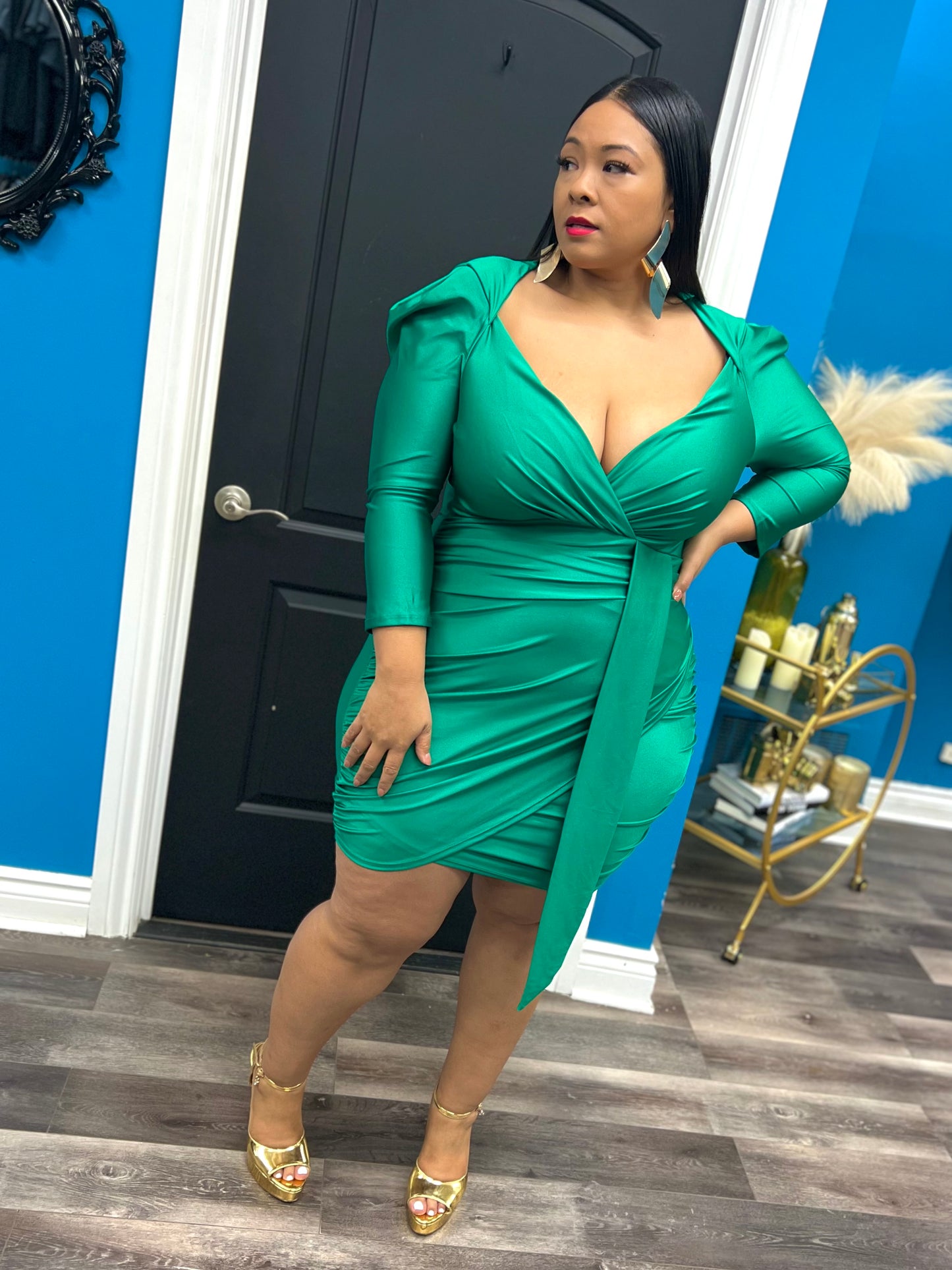 Green Janae Dress
