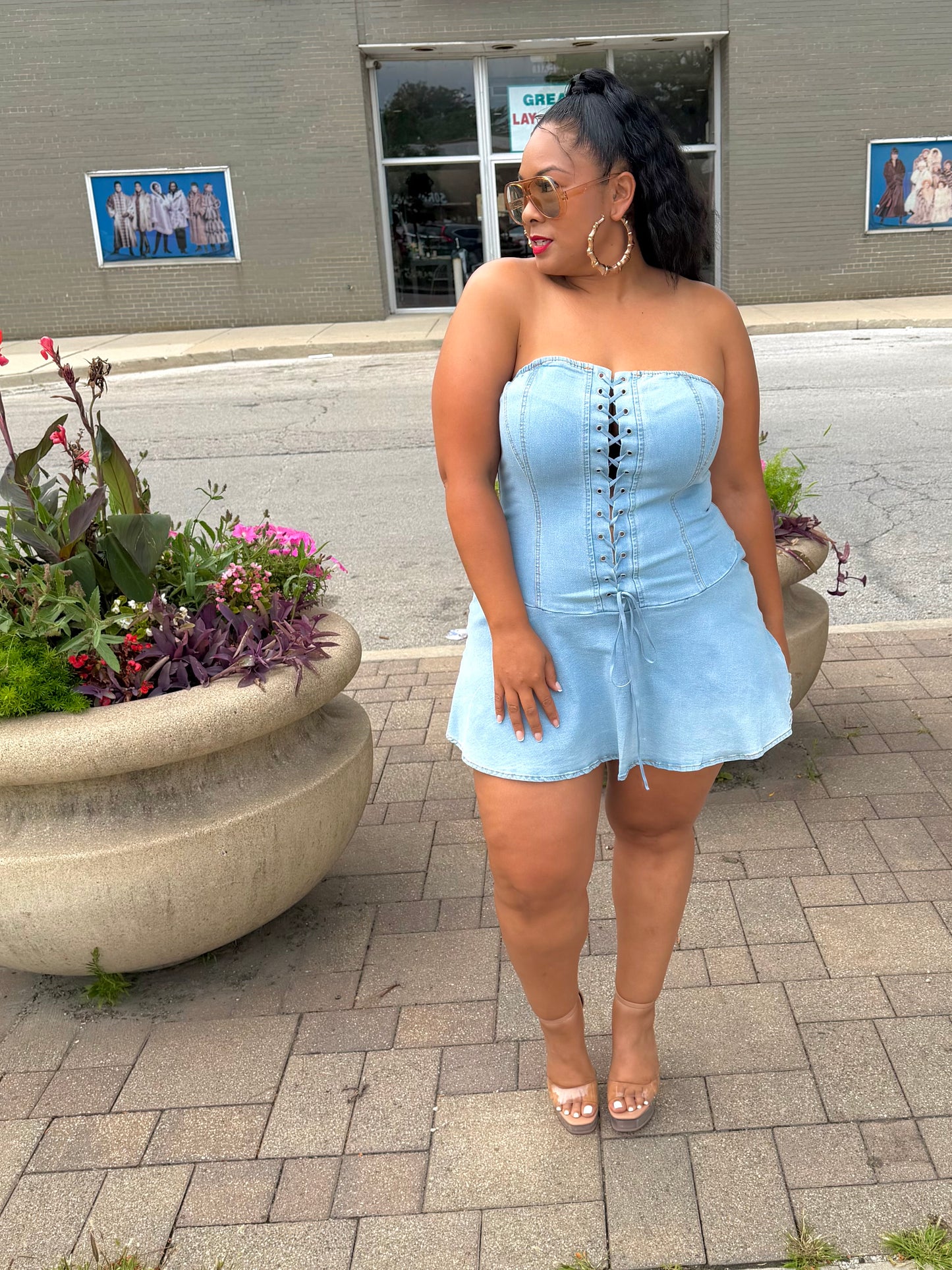 Blue FeFe Dress