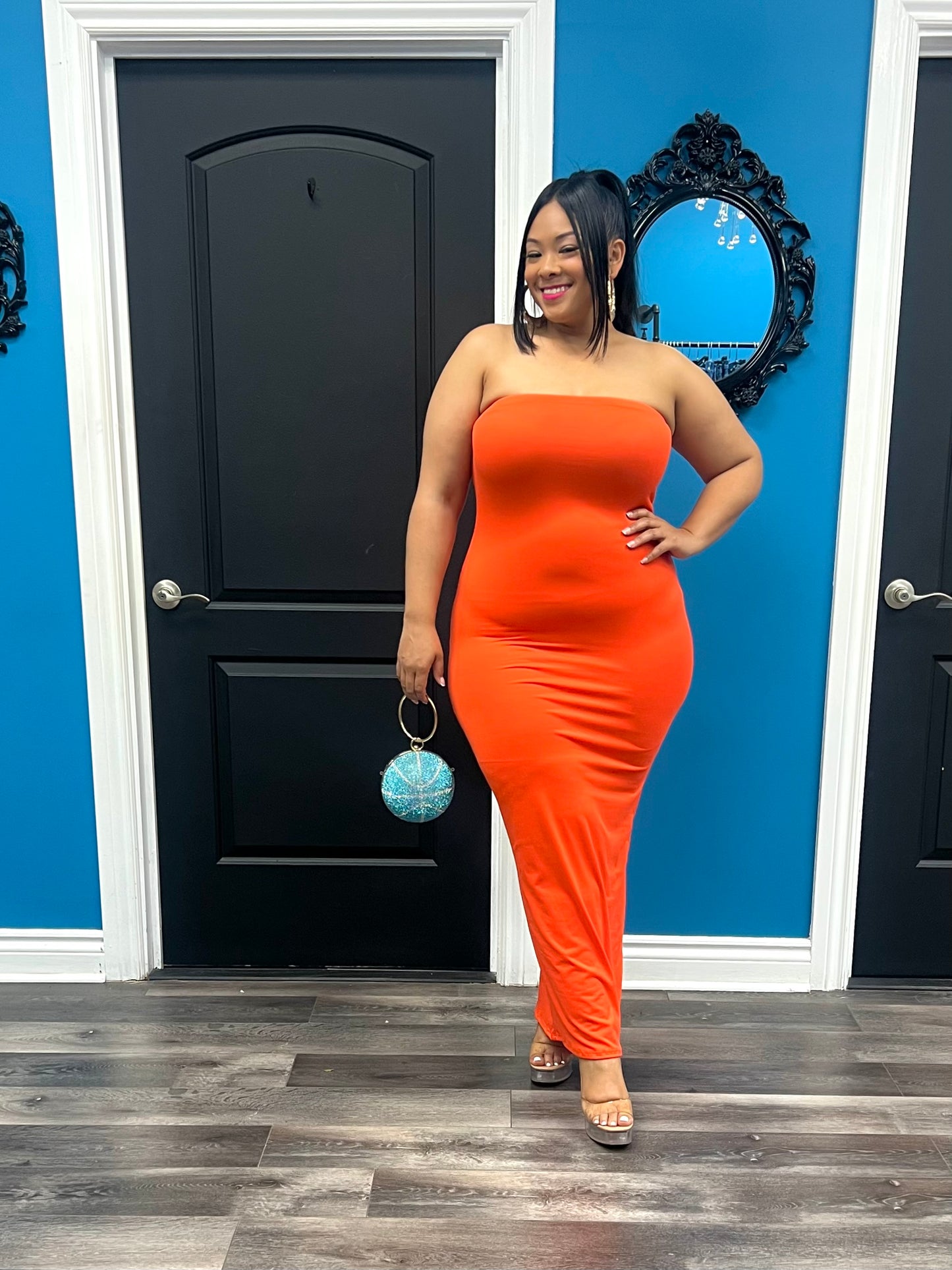 Orange Kerri Maxi Dress