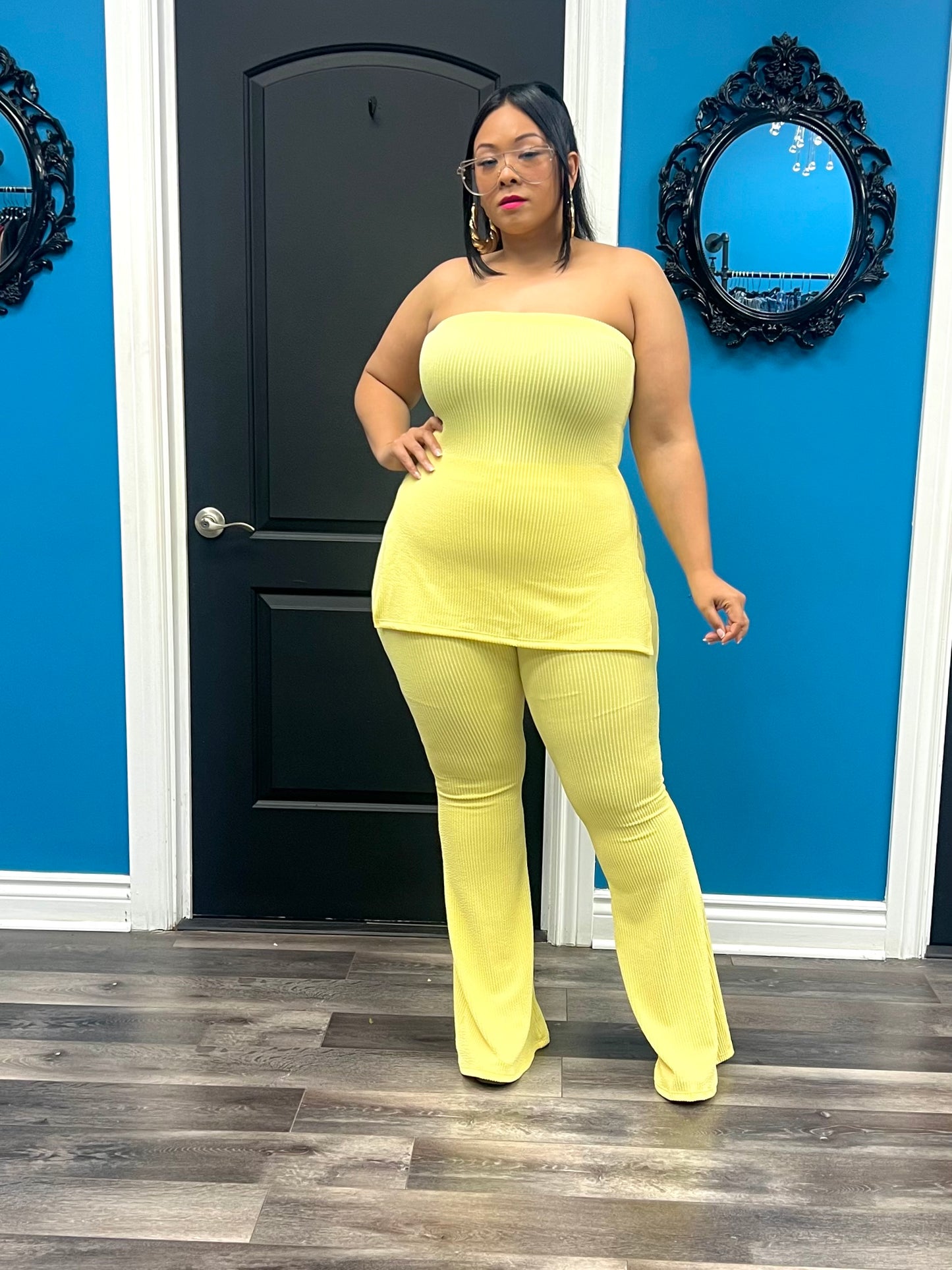 Yellow Kori Pant Set