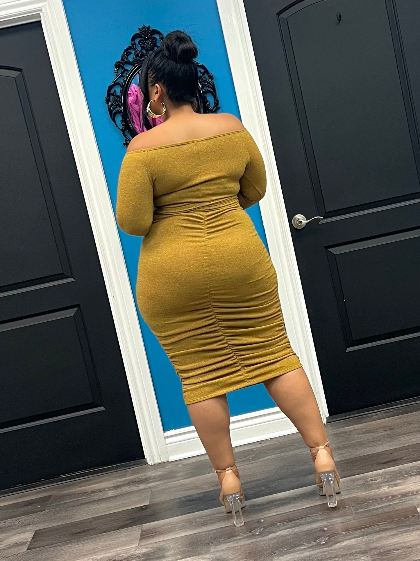 Mustard Melody Dress