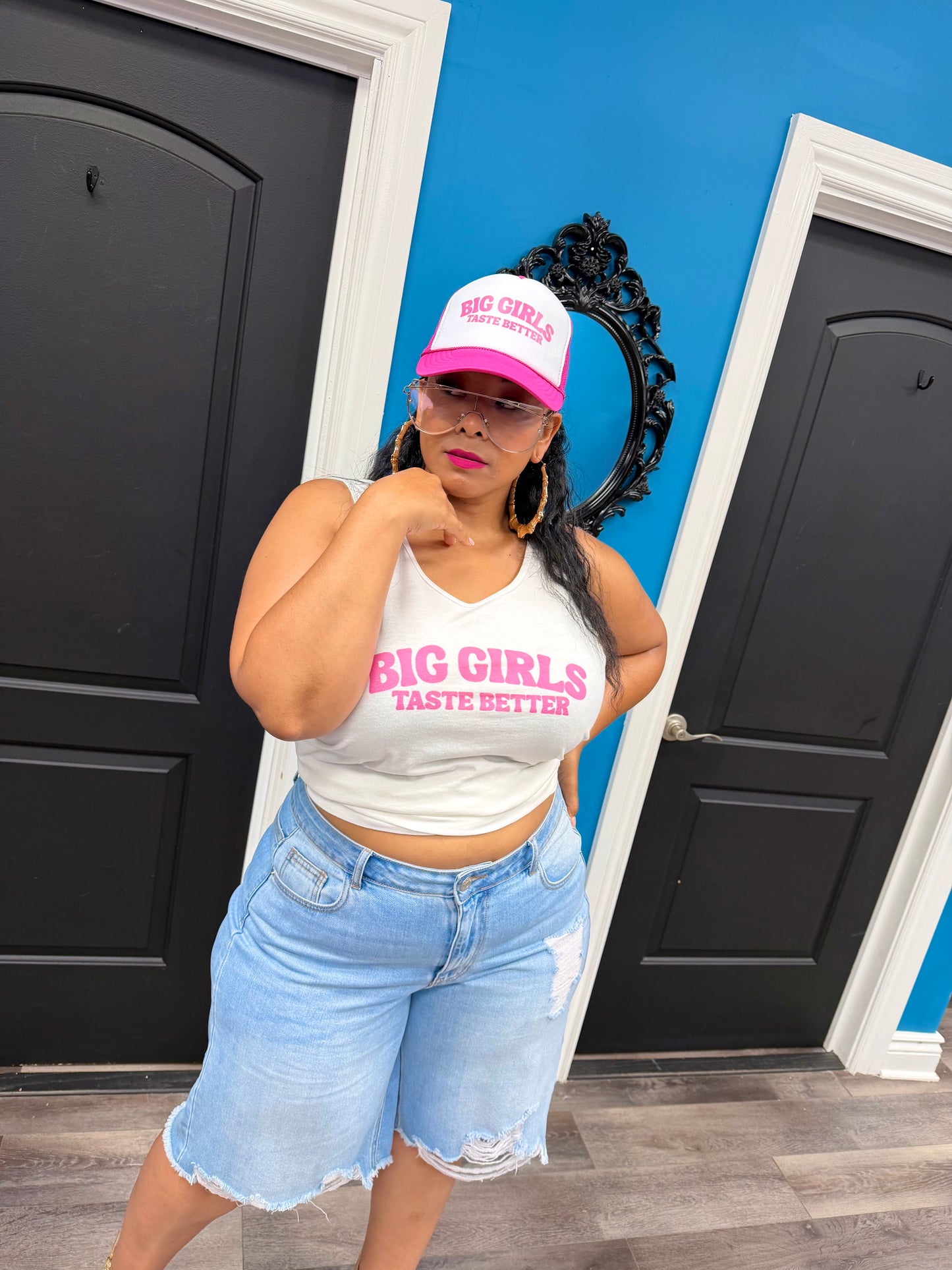 Pink Big Girls Taste Better Tank