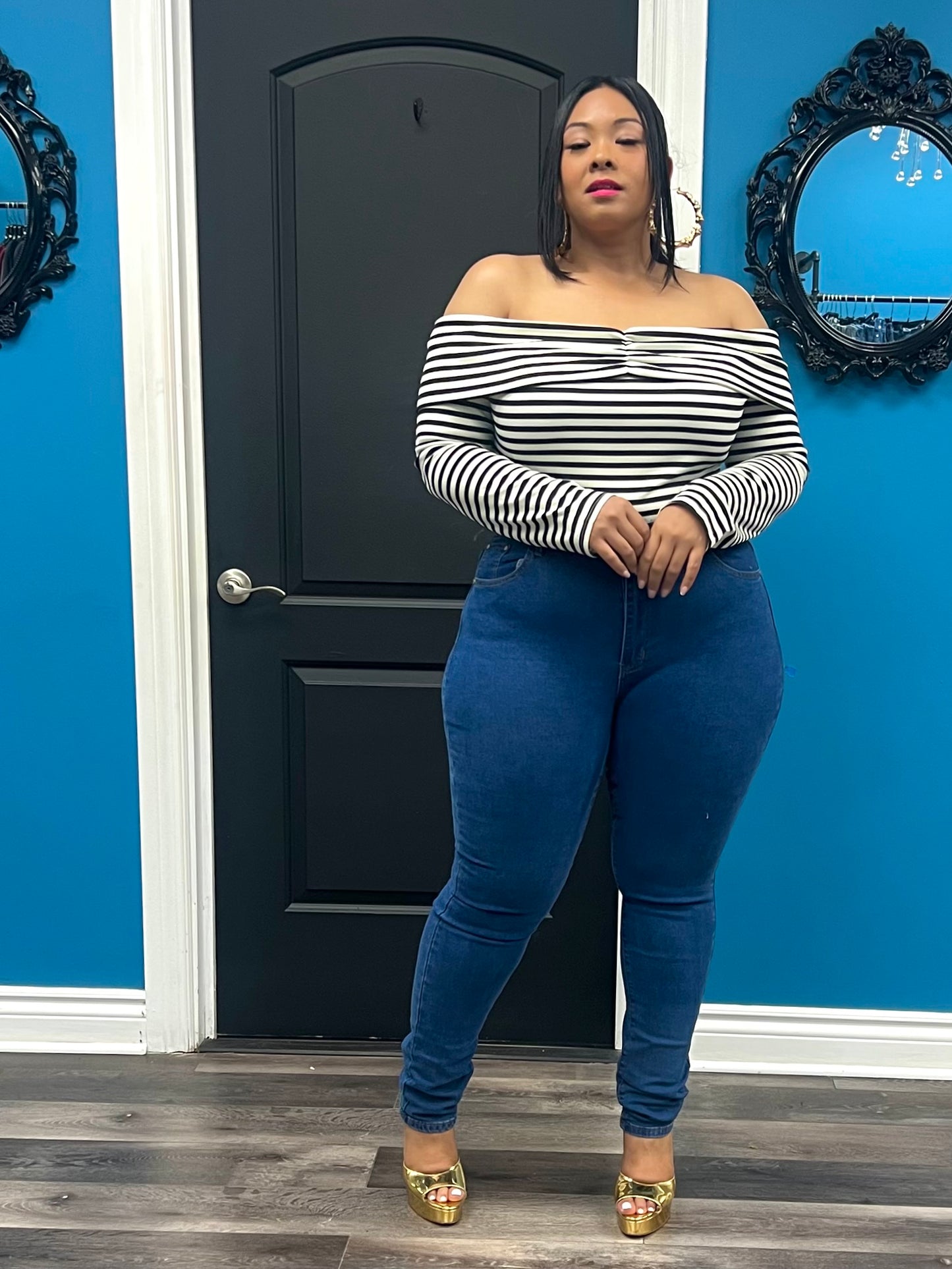 Black Piper Top